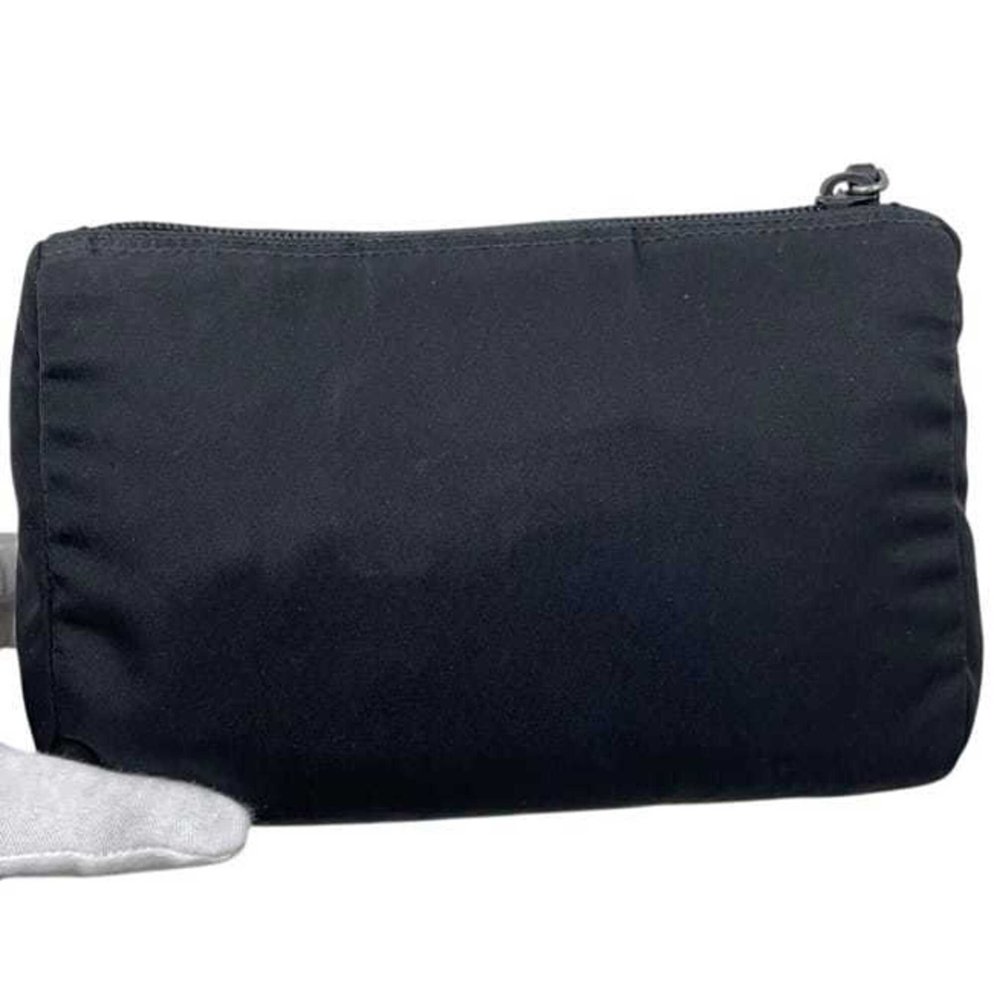 Prada Black Nero Nylon Pouch (Pre-Owned)