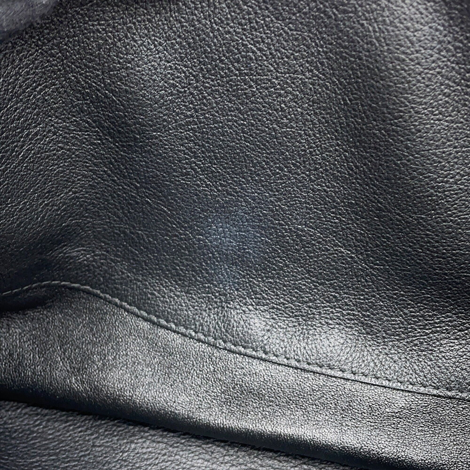 Balenciaga Black Leather Handbag Shoulder Bag (Pre-Owned)