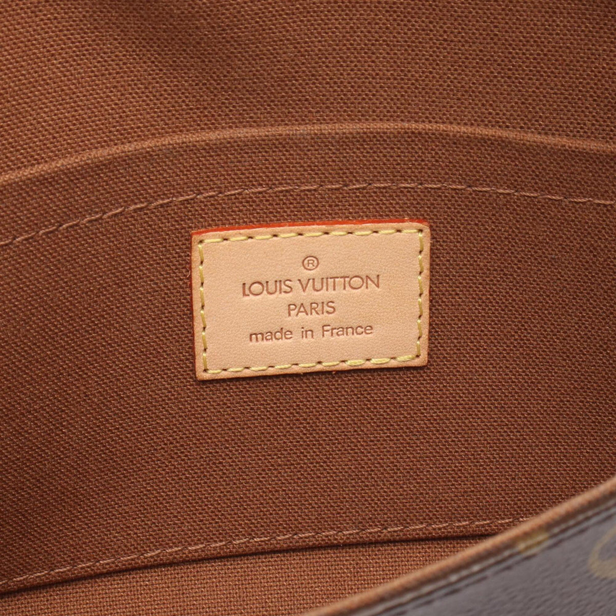 Louis Vuitton Brown Monogram Monogram Leather Fanny Pack Pochette (Pre-Owned)