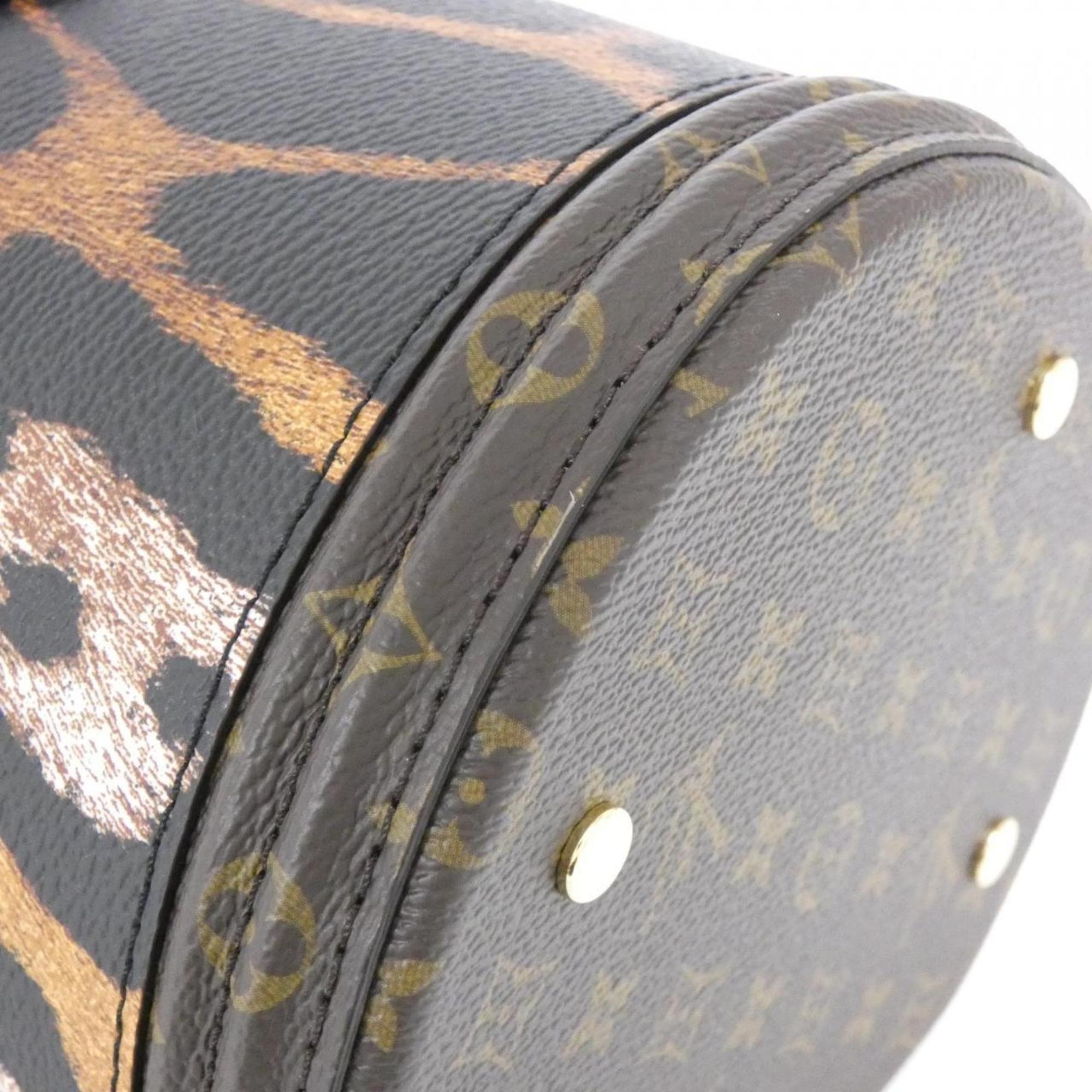 Louis Vuitton Brown Coated Canvas Handbag (Pre-Owned)