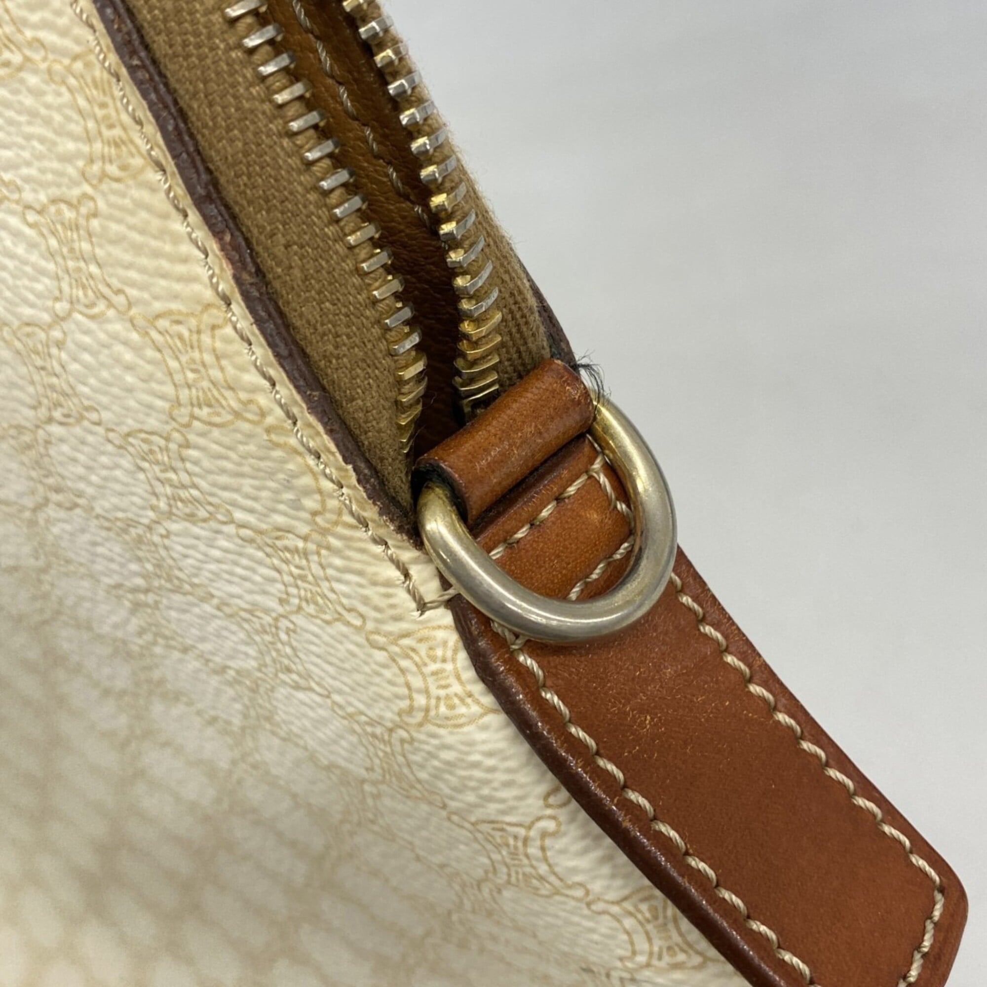 Celine Beige Pvc Handbag (Pre-Owned)
