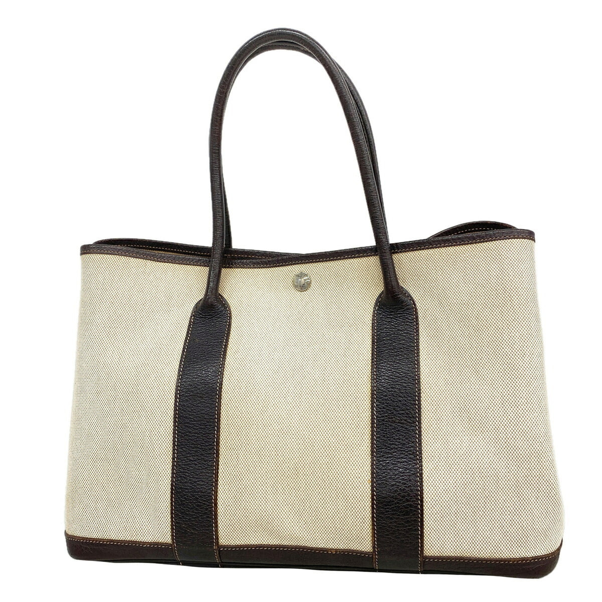 Hermes Brown Toile H Tote Bag (Pre-Owned)