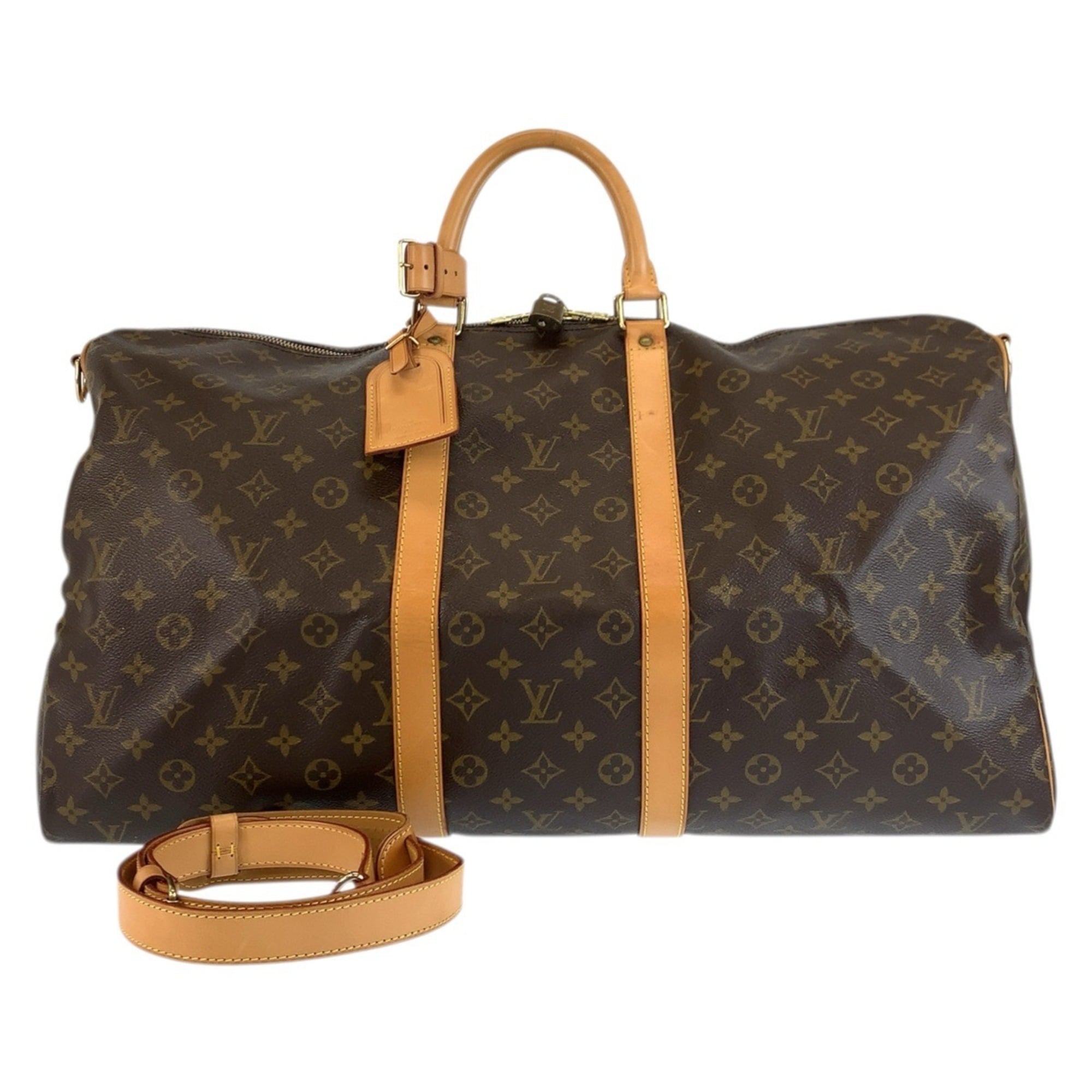 Louis Vuitton Brown Monogram Monogram Boston Bag Shoulder Bag (Pre-Owned)