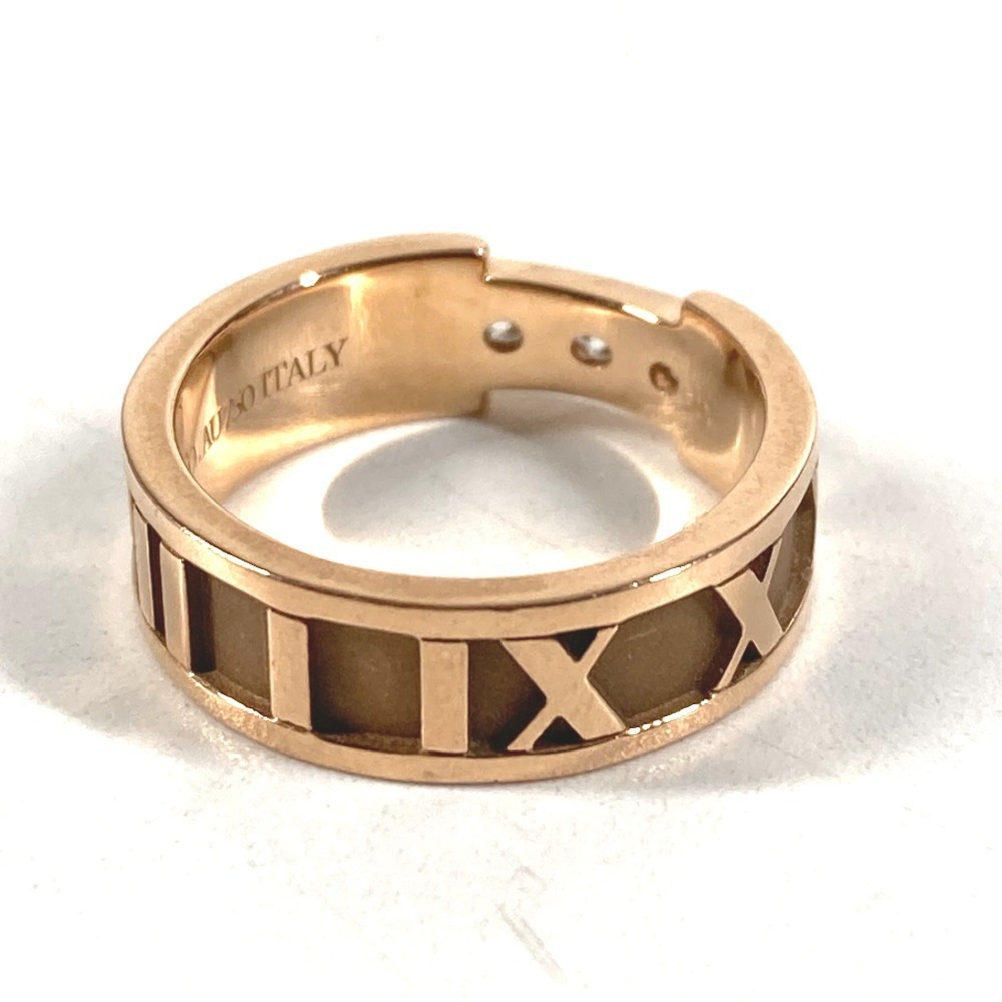 Tiffany Atlas Pink Gold (18K) Band Ring (Pre-Owned)