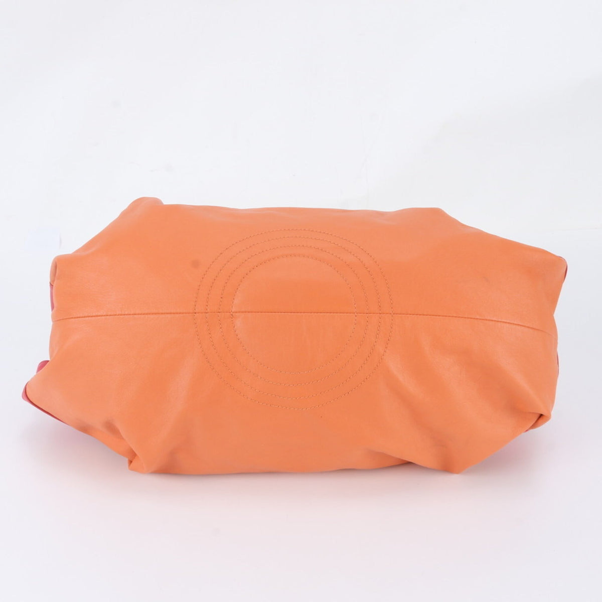 Loewe Orange Pink Leather Handbag Tote Bag (Pre-Owned)