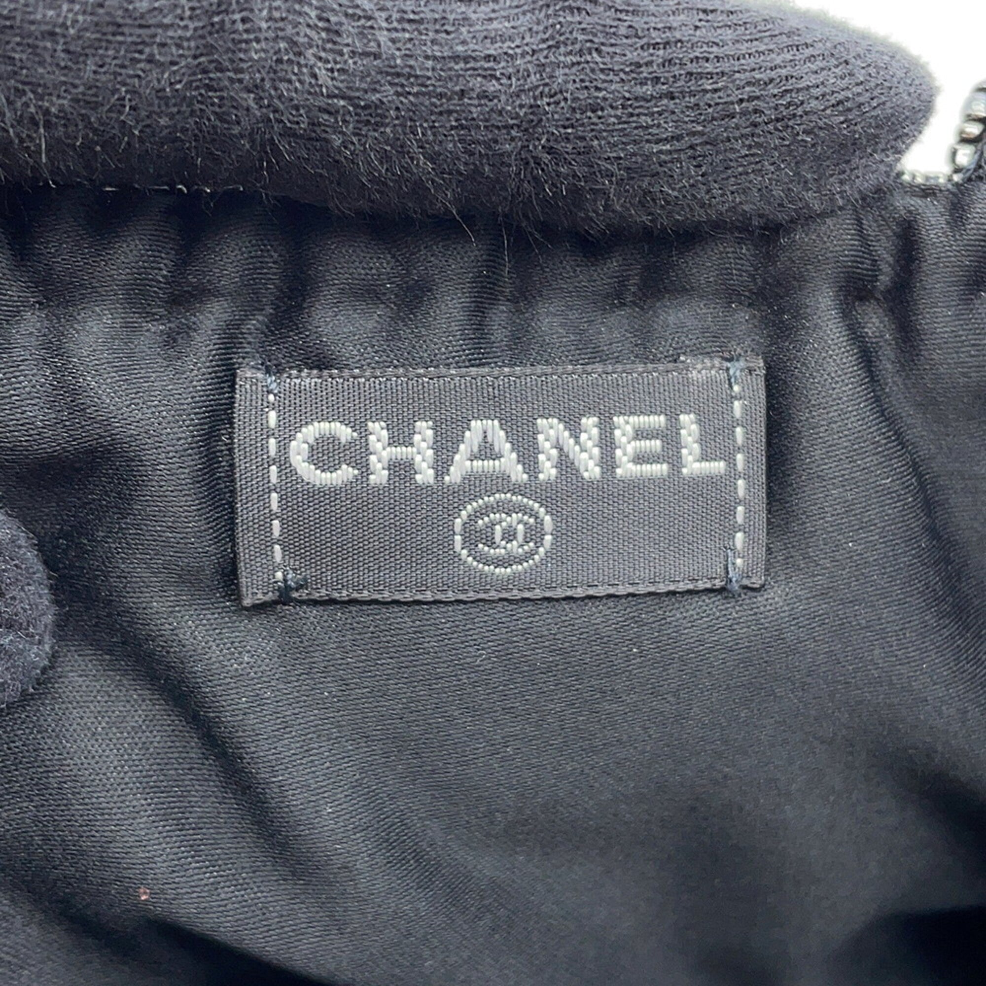 Chanel Black Spangles Handbag (Pre-Owned)