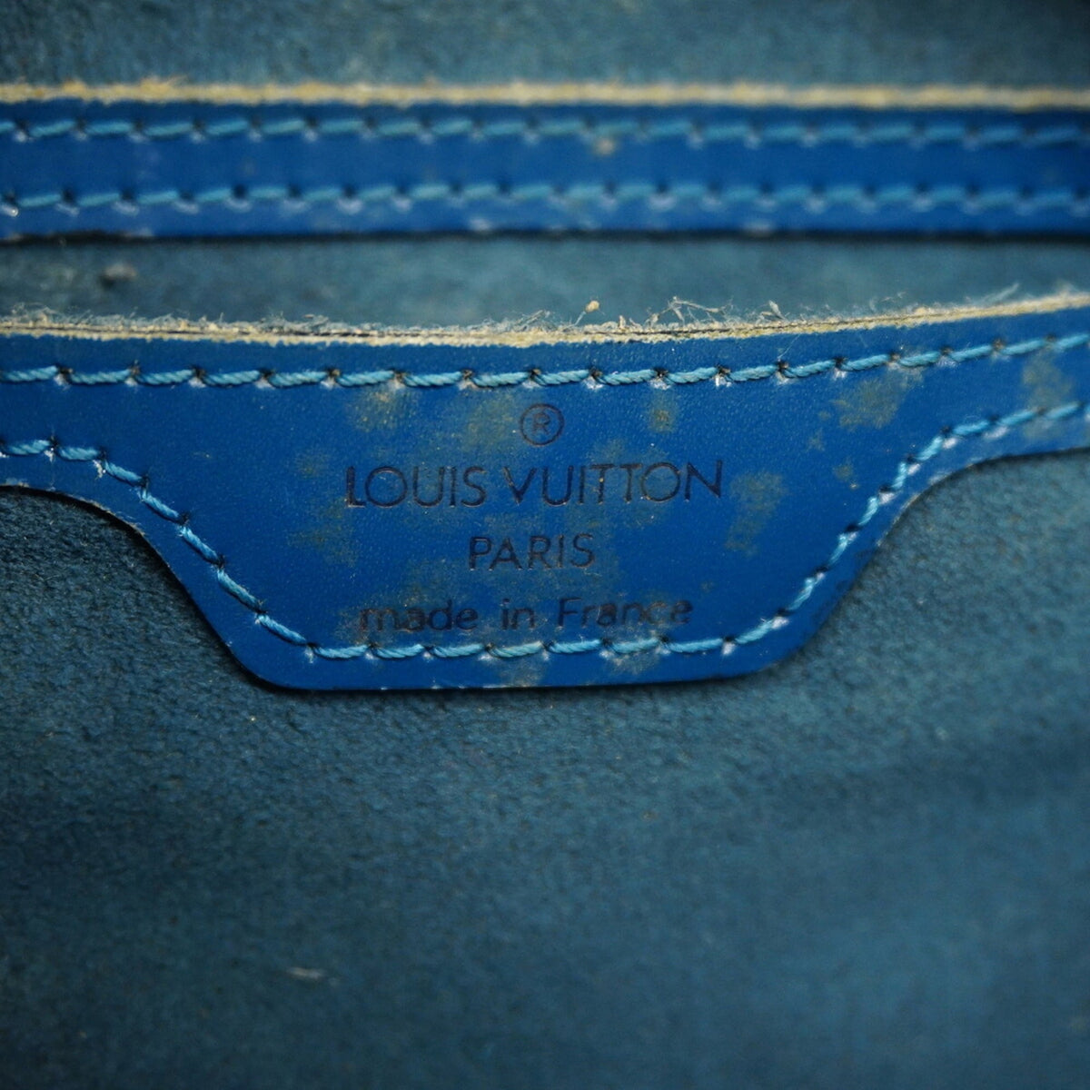 Louis Vuitton Toledo Blue Handbag (Pre-Owned)