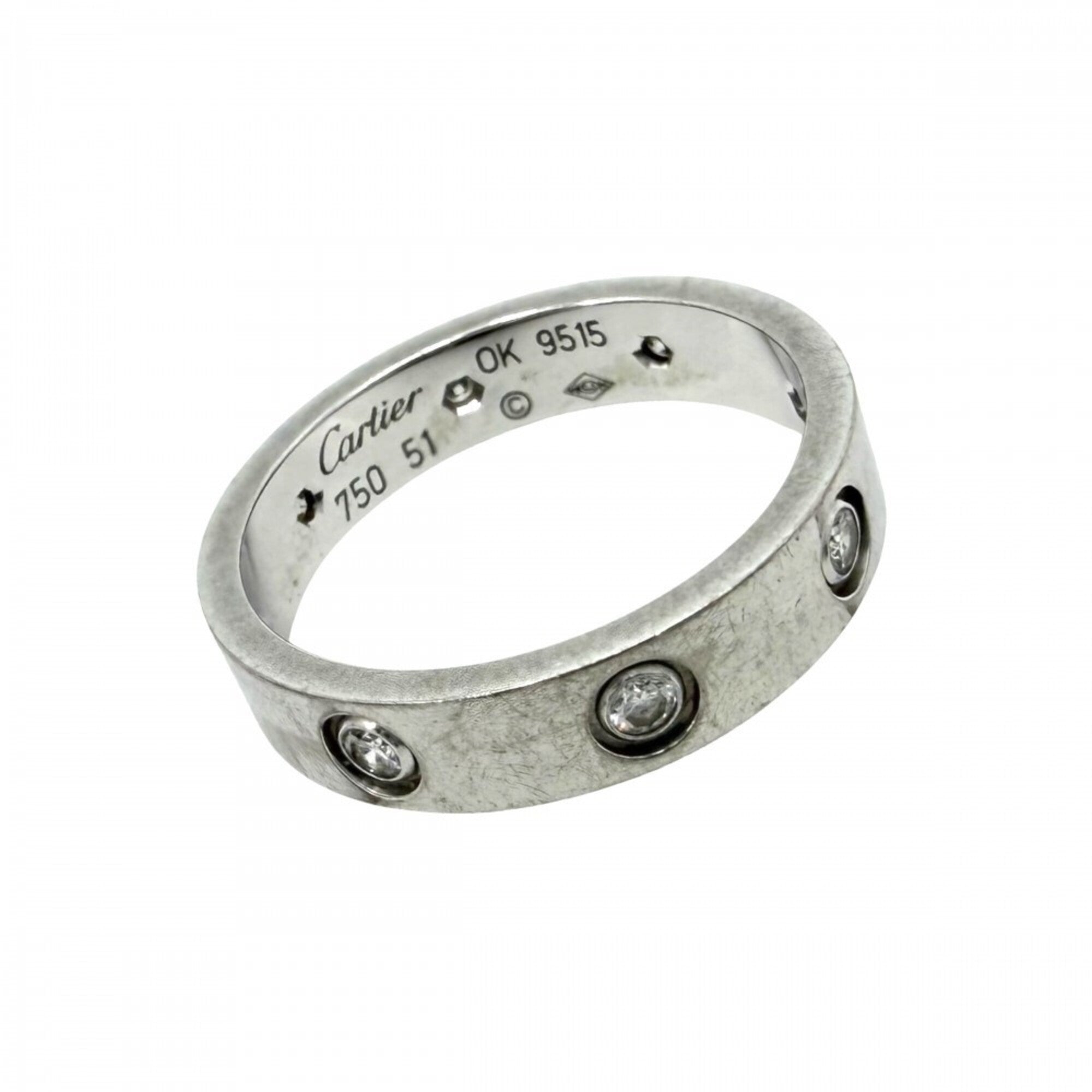 Cartier White Gold (18K) Band Ring (Pre-Owned)