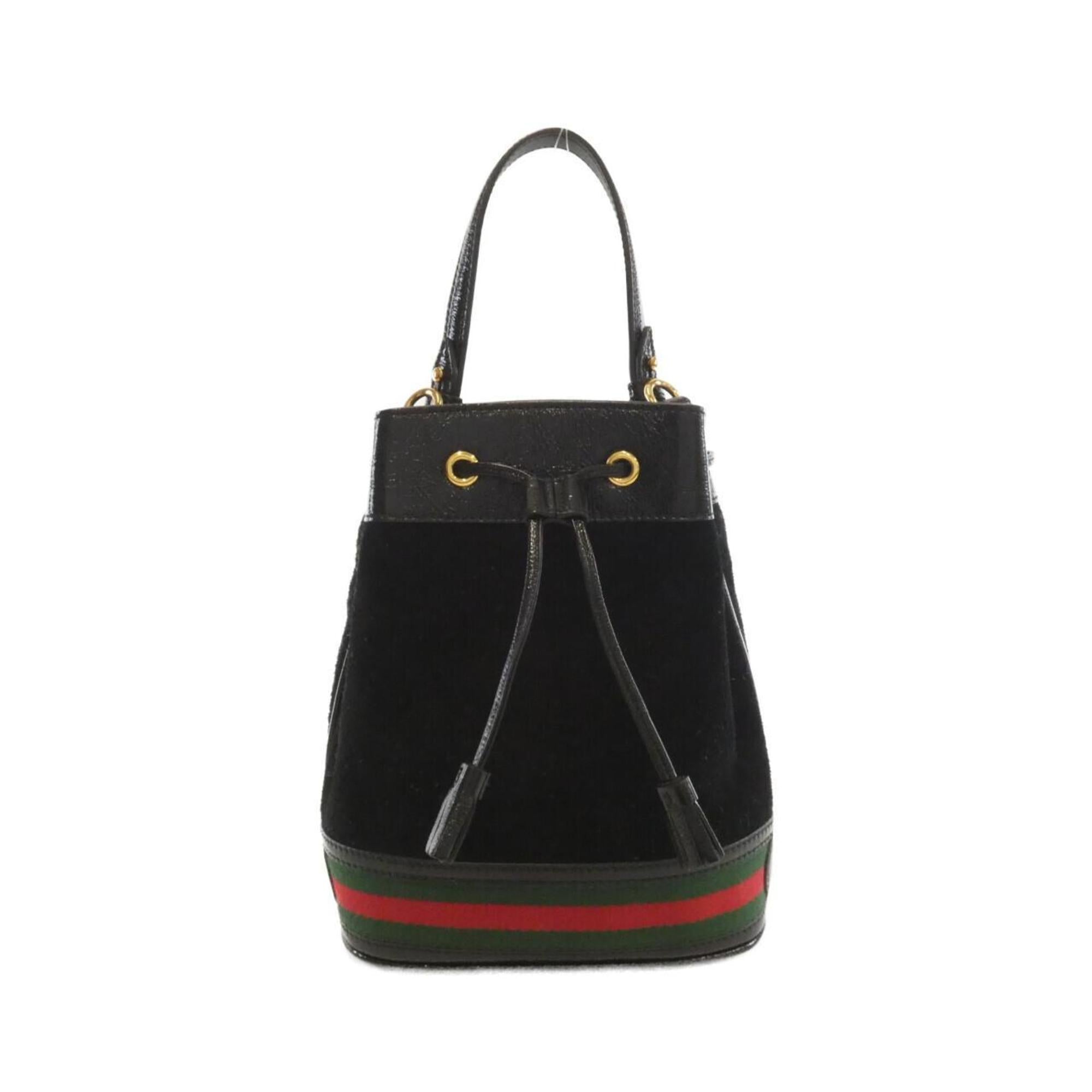 Gucci Black Suede Handbag (Pre-Owned)