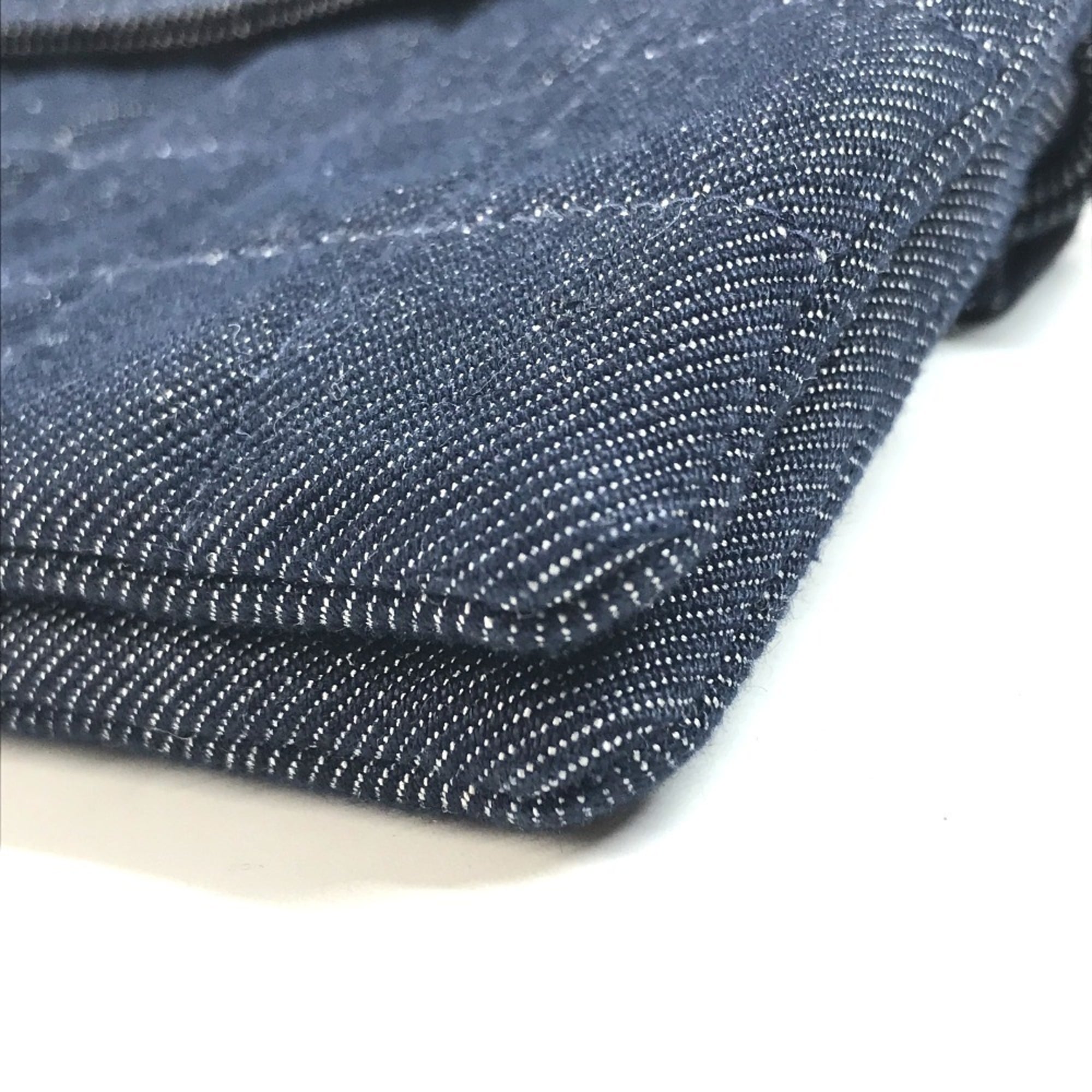 Chanel 2.55 Blue Denim Clutch Bag (Pre-Owned)