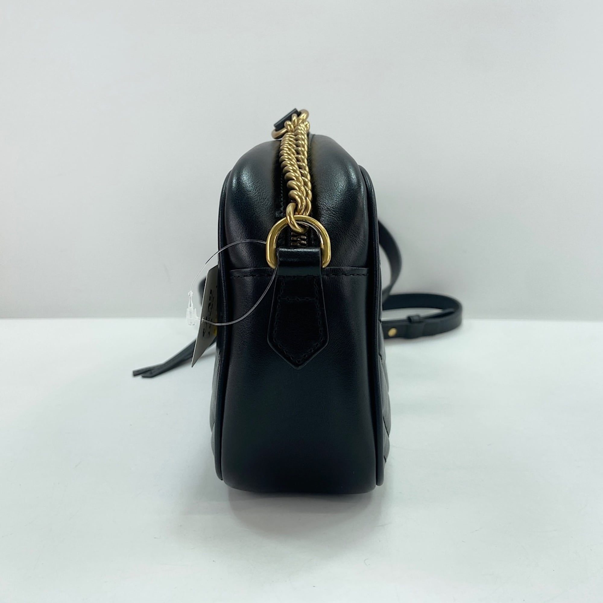 Gucci Gg Marmont Black Shoulder Bag (Pre-Owned)