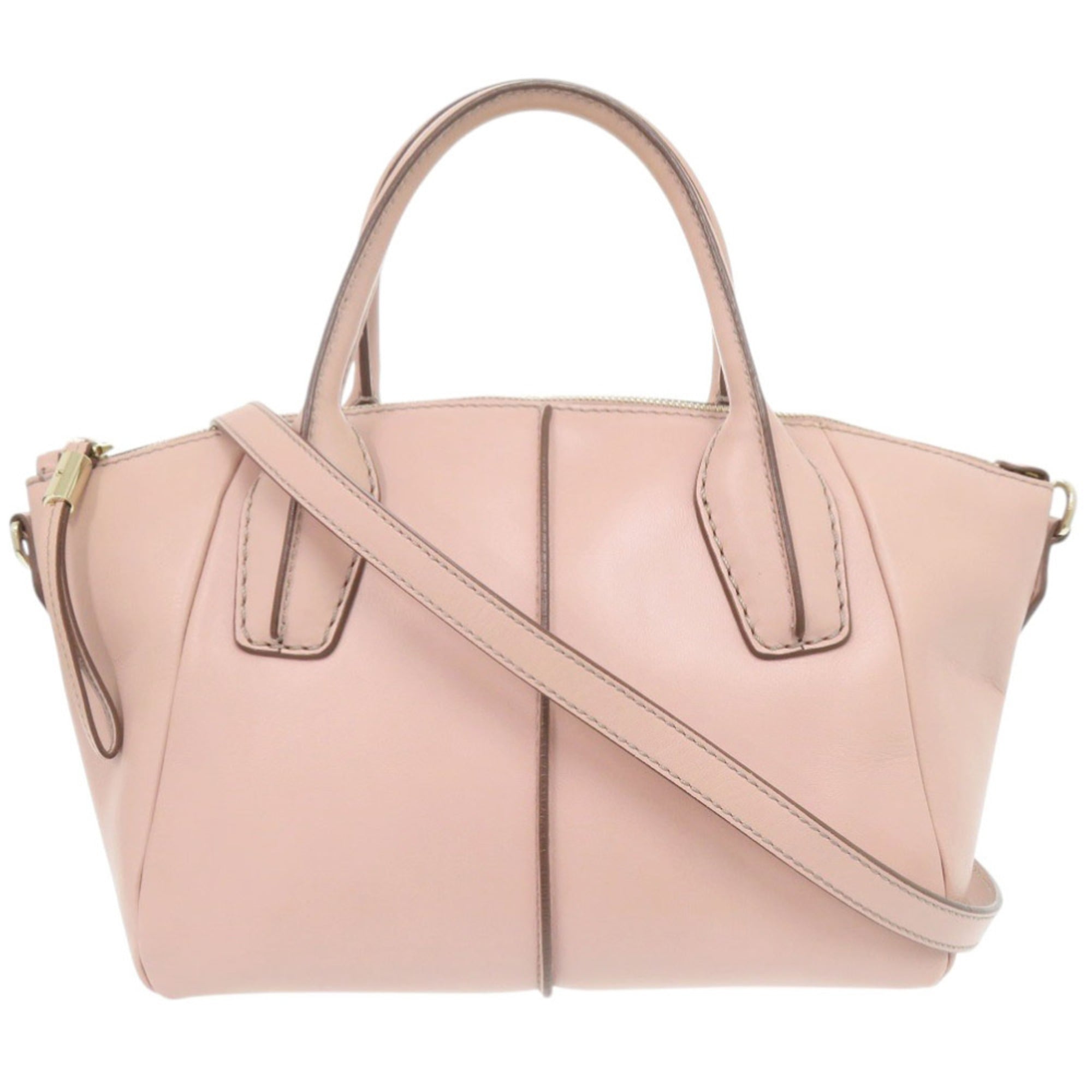Tod's Pink Leather Handbag (Pre-Owned)