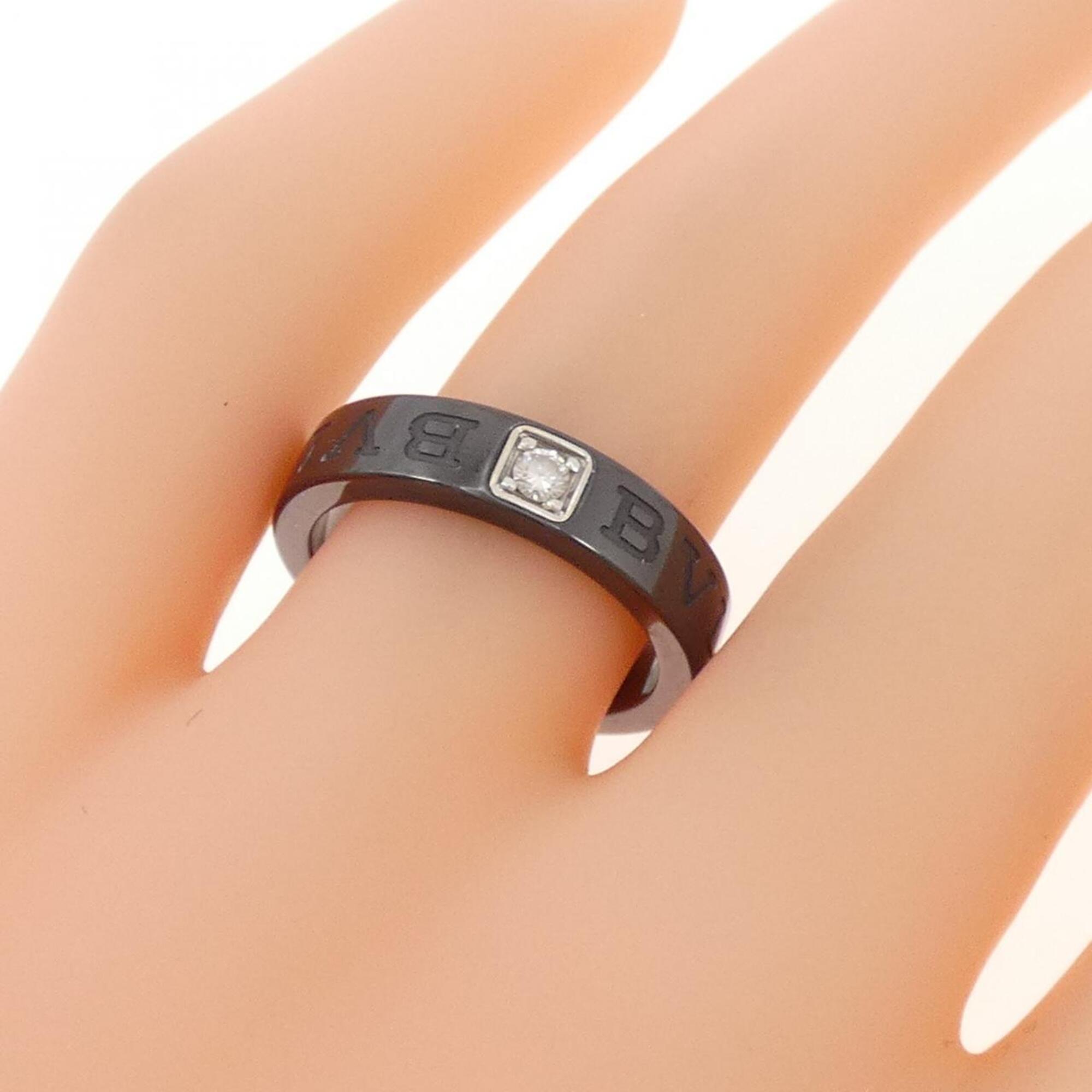 Bvlgari White Gold (18K) Ceramic Band Ring (Pre-Owned)