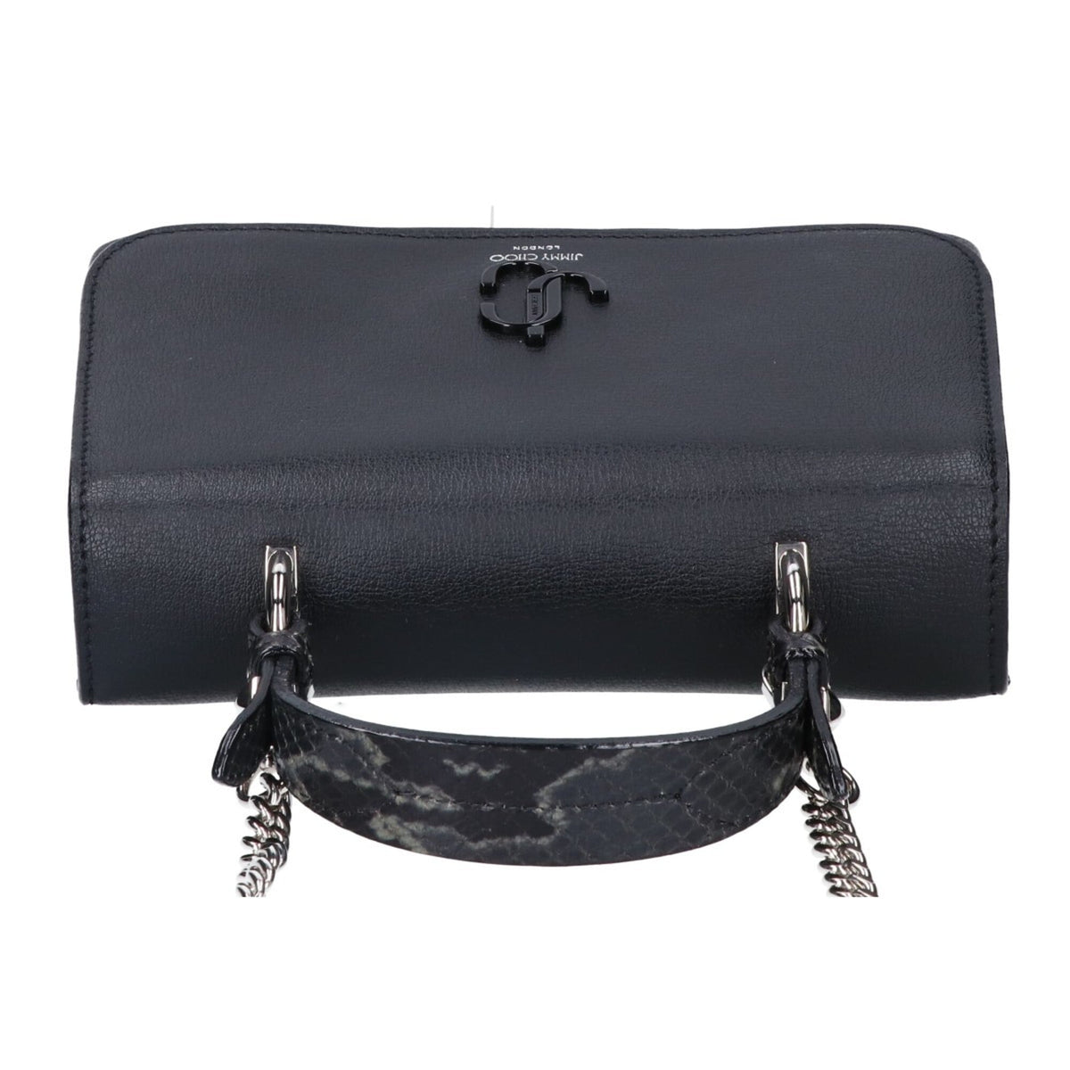 Jimmy Choo Black Leather Handbag (Pre-Owned)