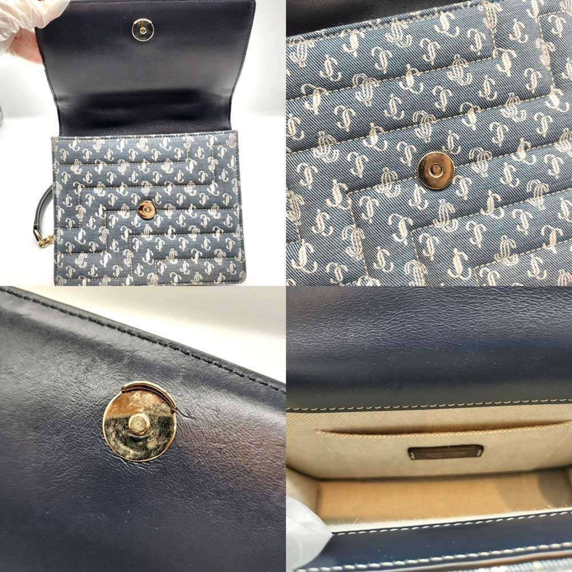 Jimmy Choo Blue Denim Shoulder Bag (Pre-Owned)