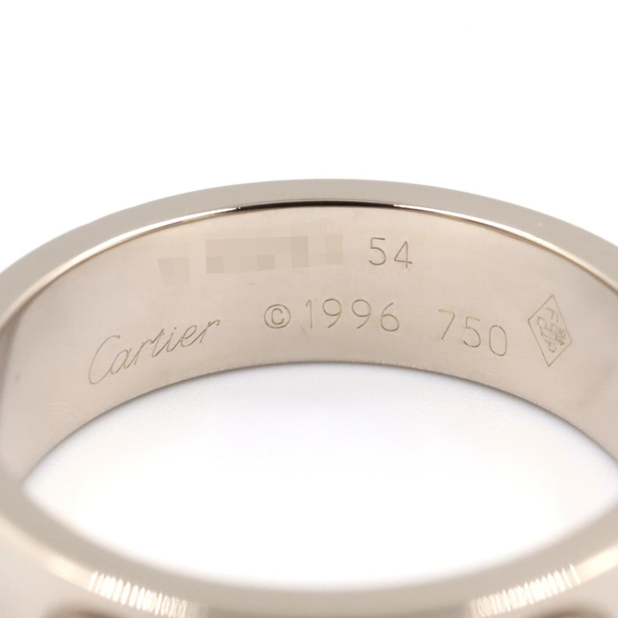 Cartier Silver White Gold (18K) Band Ring (Pre-Owned)