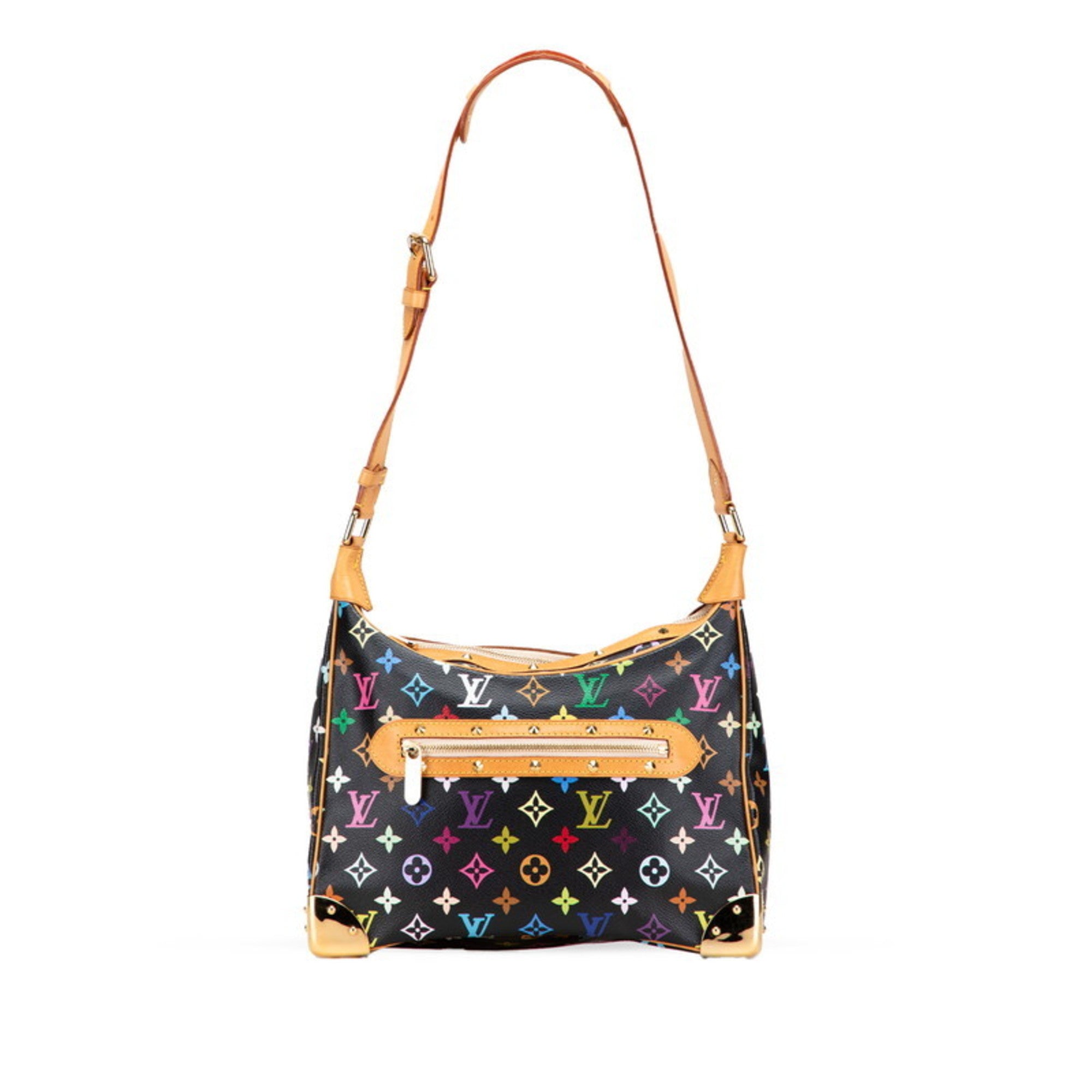 Louis Vuitton Monogram Multicolore Black Noir Pvc Leather Shoulder Bag (Pre-Owned)