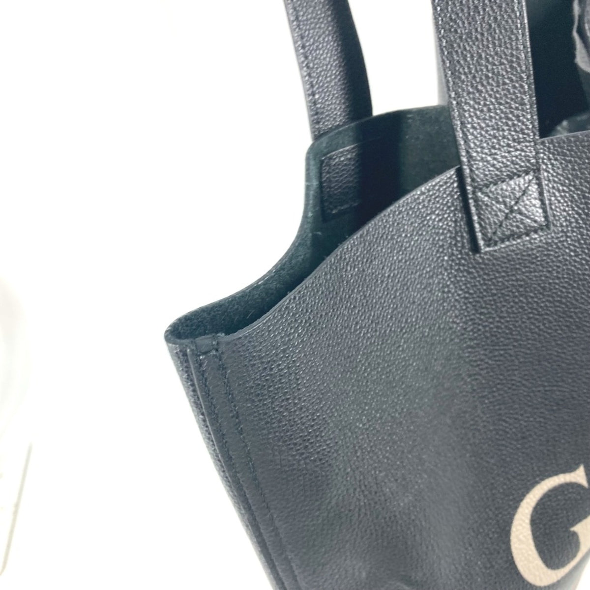Gucci Black Leather Tote Bag (Pre-Owned)