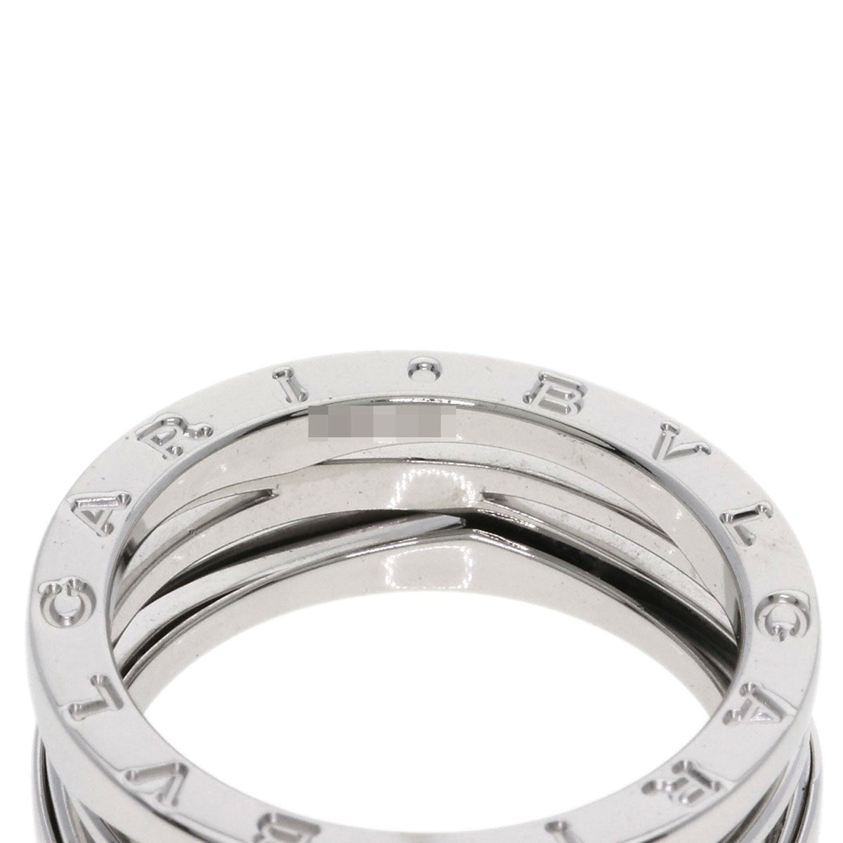 Bvlgari Silver White Gold (18K) Band Ring (Pre-Owned)