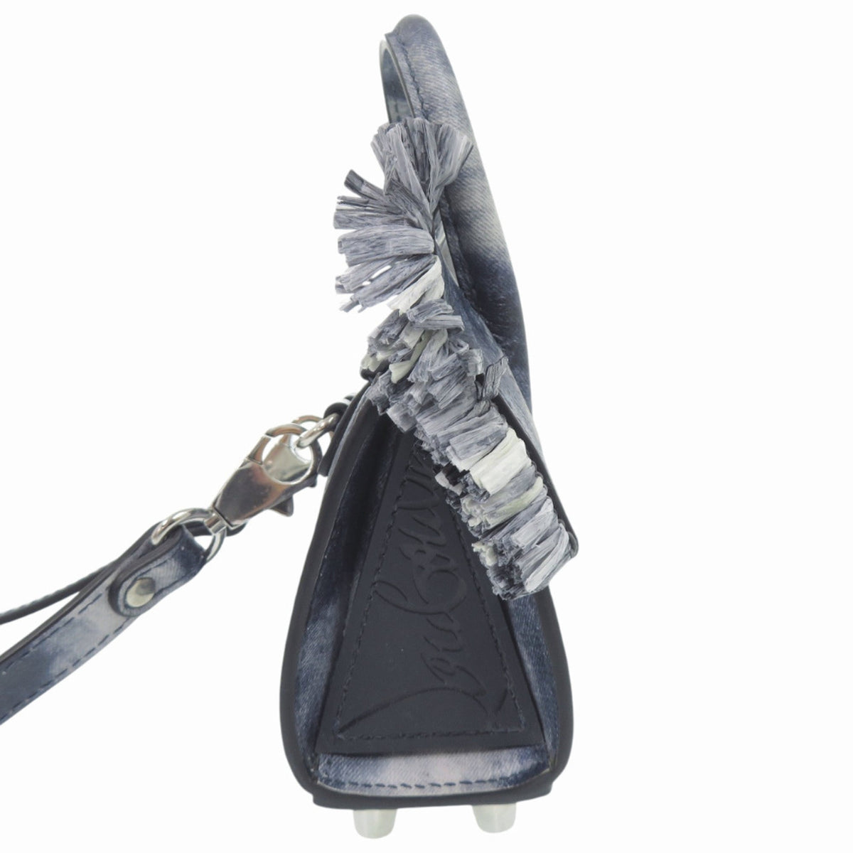 Christian Louboutin Navy Leather Shoulder Bag (Pre-Owned)