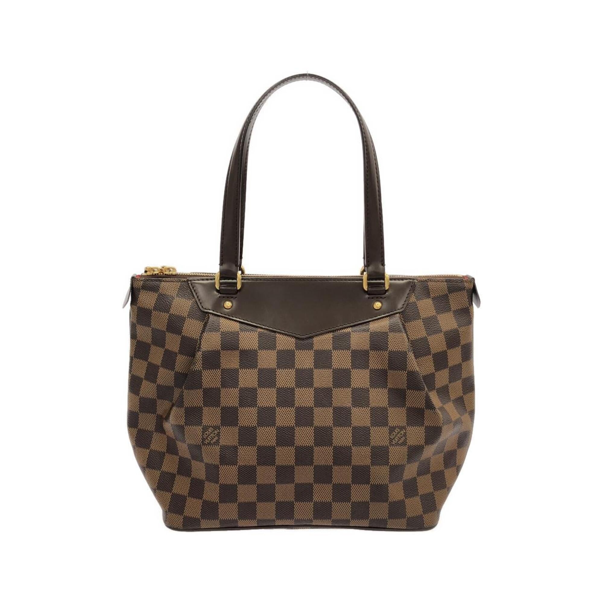 Louis Vuitton Damier Damier Canvas Ebene Damier Canvas Handbag (Pre-Owned)