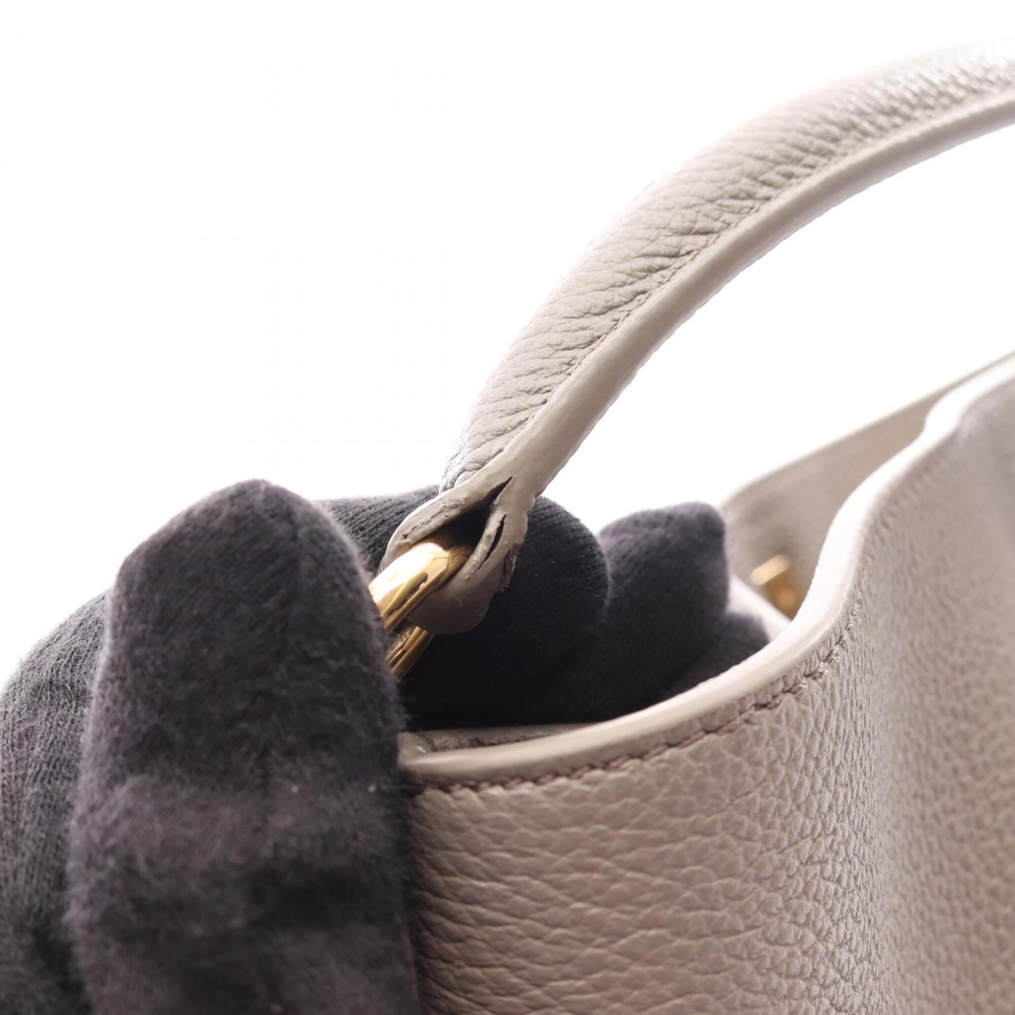 Celine Beige Leather Handbag Pouch (Pre-Owned)