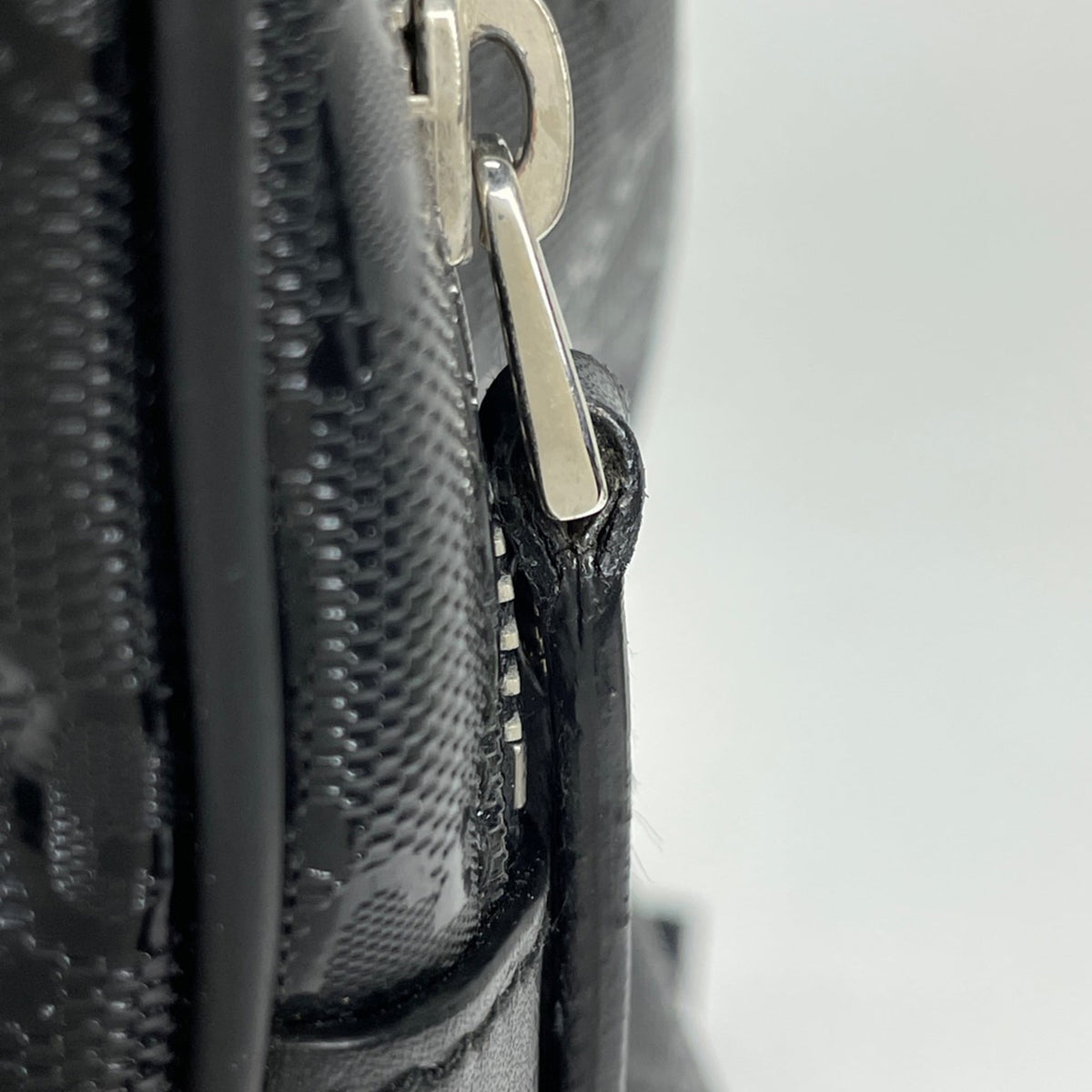Gucci Gg Imprimé Black Coated Canvas Backpack (Pre-Owned)