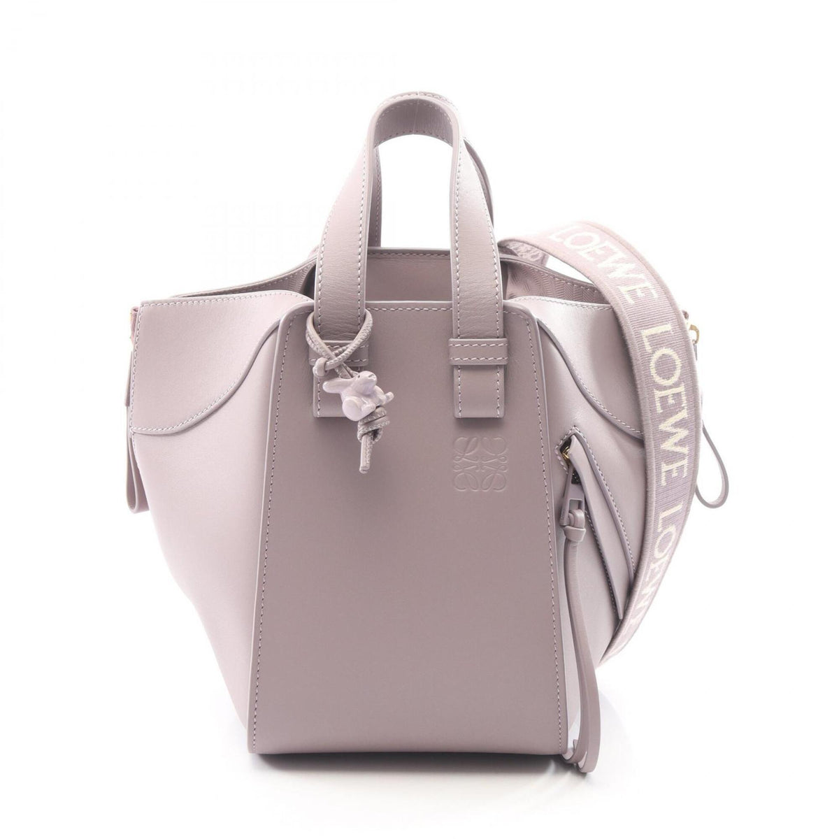 Loewe Purple Leather Handbag (Pre-Owned)