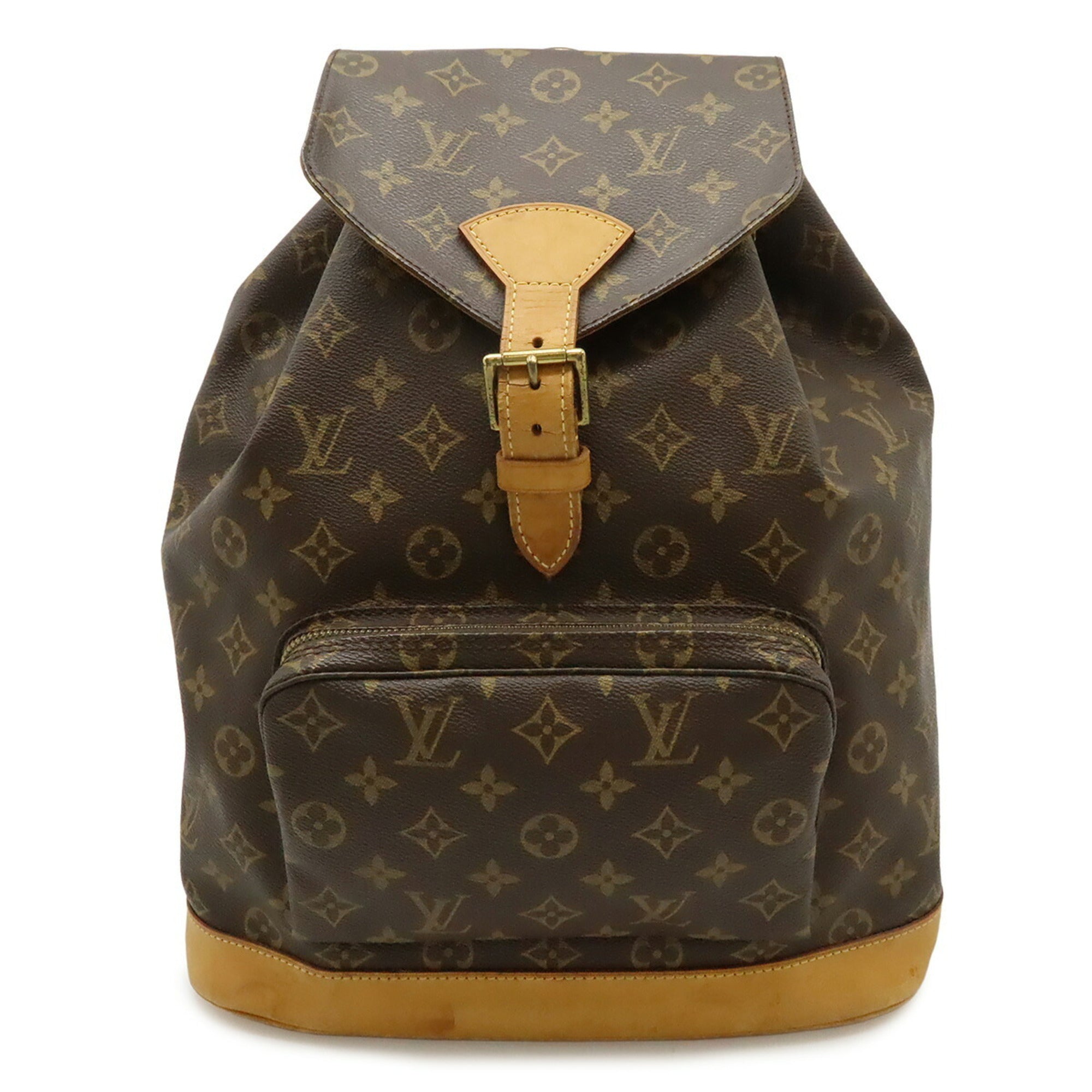 Louis Vuitton Brown Monogram Monogram Backpack Shoulder Bag (Pre-Owned)