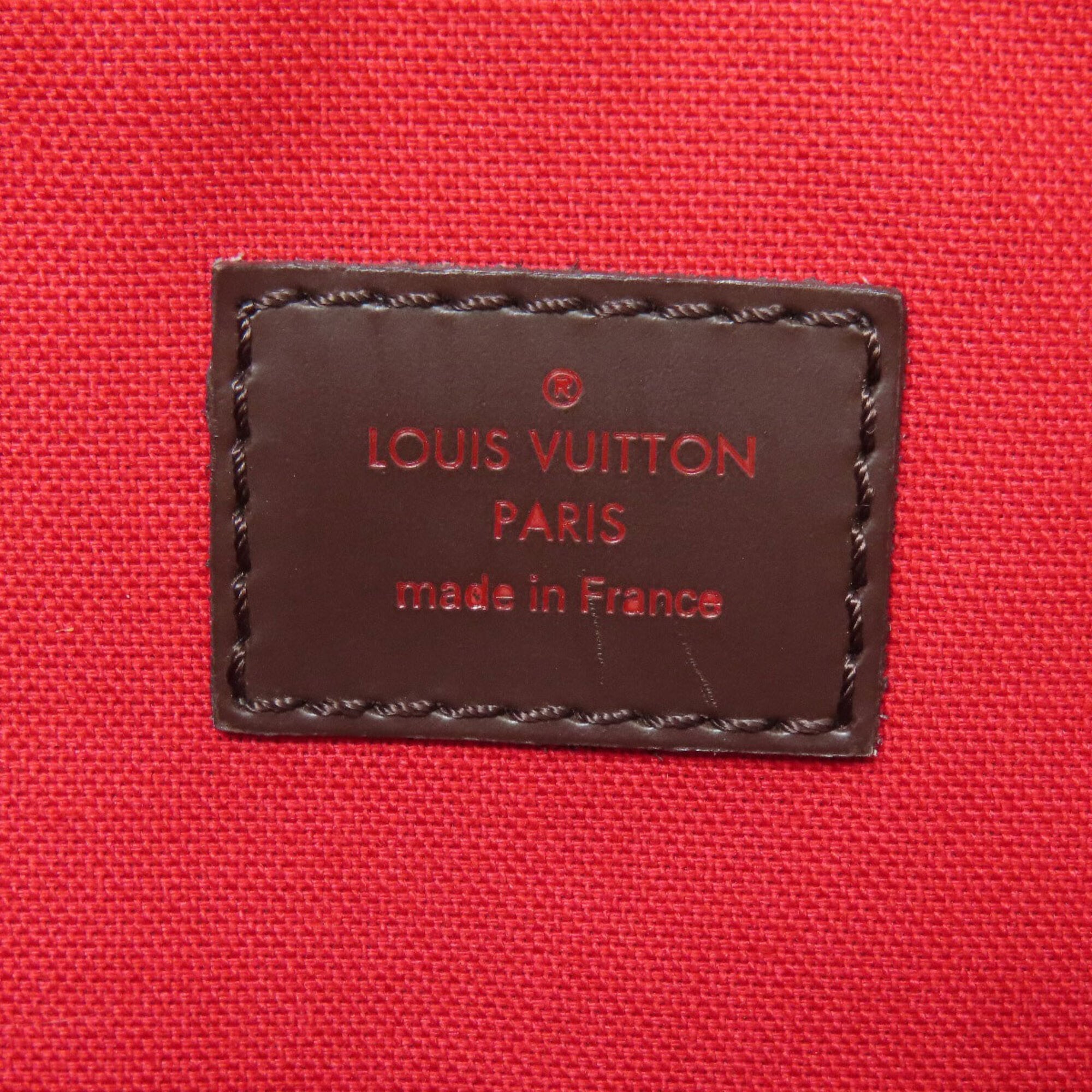 Louis Vuitton Damier Damier Canvas Ebene Damier Canvas Shoulder Bag (Pre-Owned)