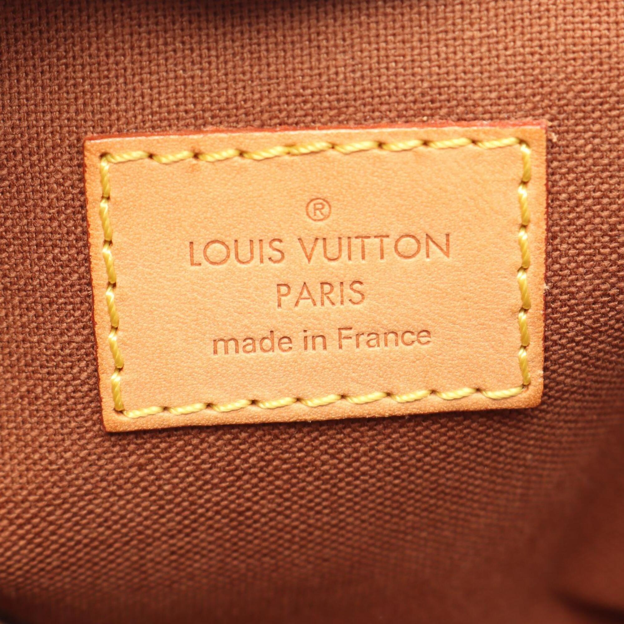Louis Vuitton Brown Pvc Leather Handbag (Pre-Owned)