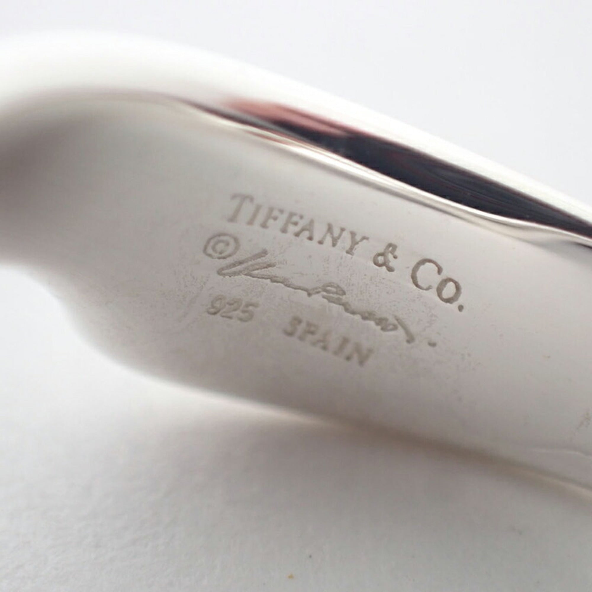 Tiffany Sterling Silver 925 Band Ring (Pre-Owned)