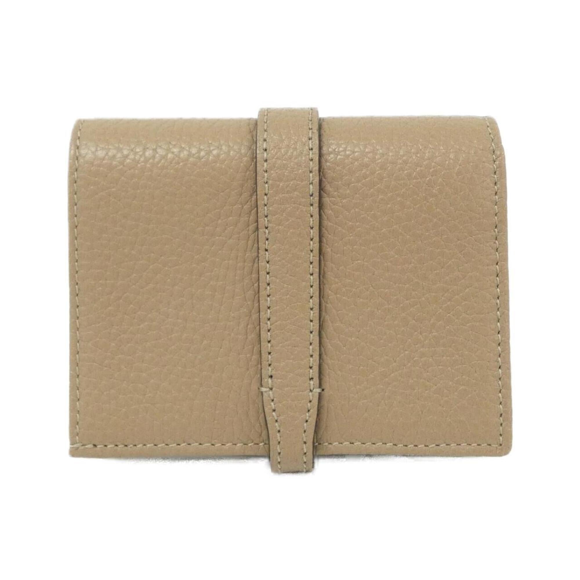 Gucci Beige Leather Wallet (Bi-Fold) (Pre-Owned)