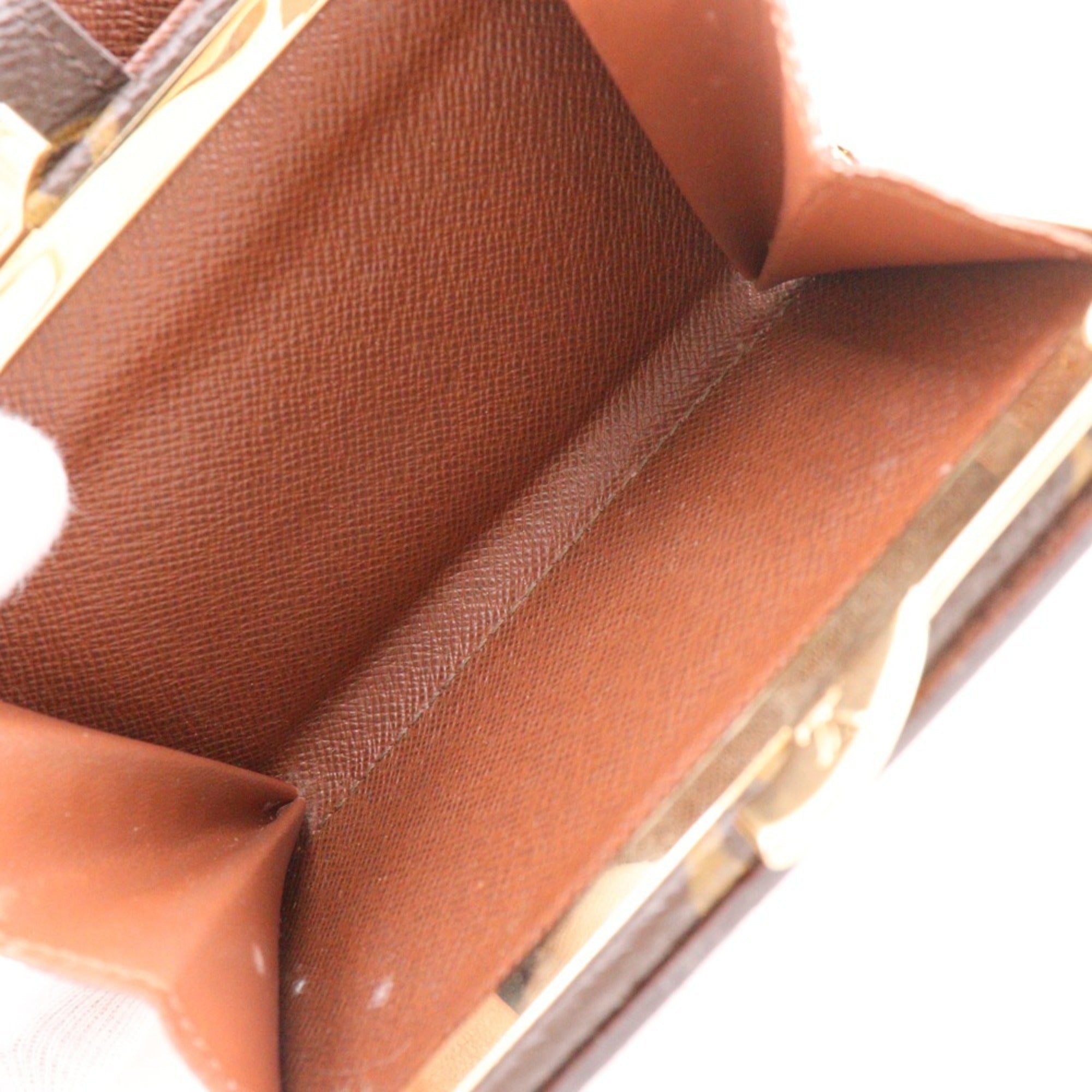 Louis Vuitton Brown Monogram Canvas Wallet (Bi-Fold) (Pre-Owned)