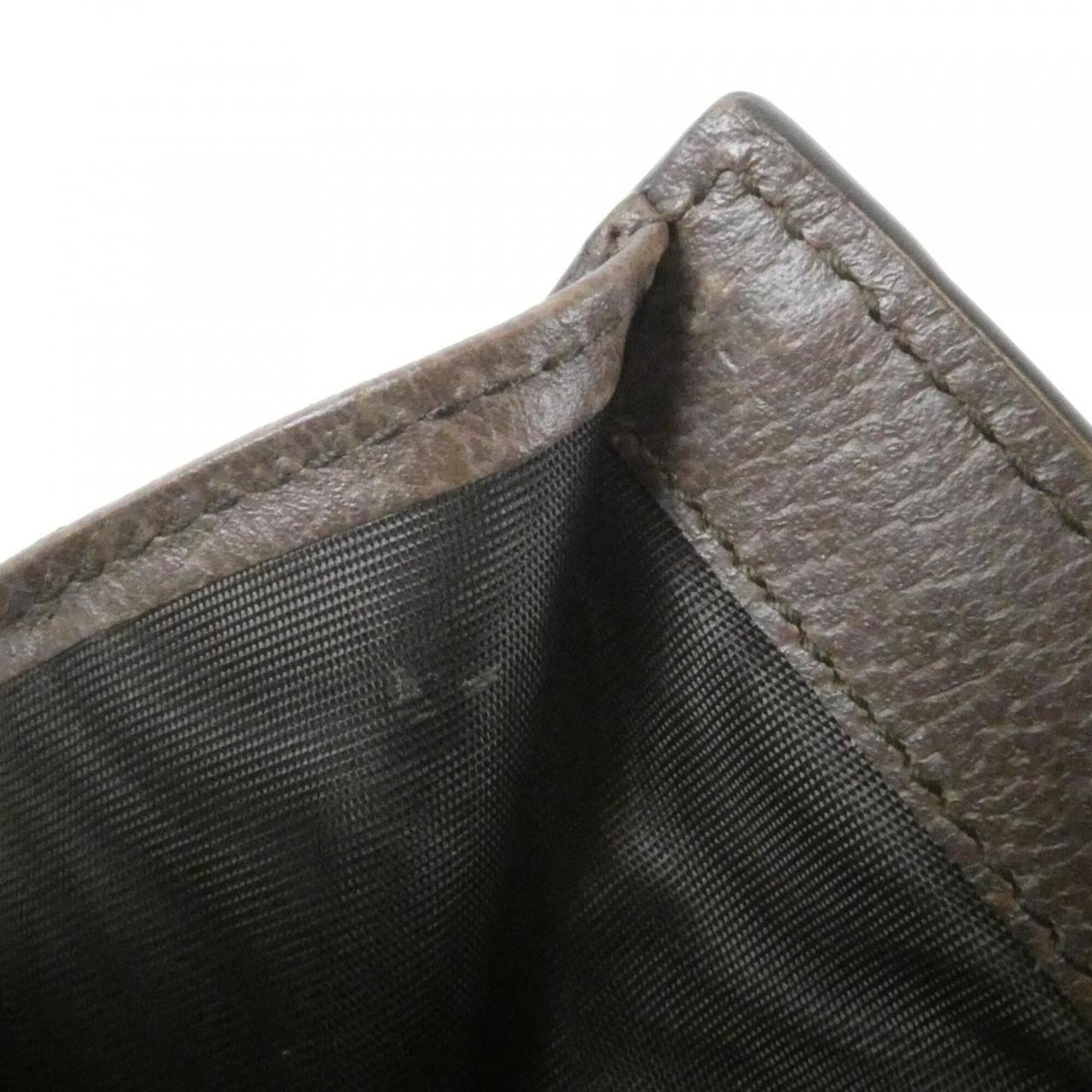 Gucci Beige Brown Gg Supreme Wallet (Tri-Fold) (Pre-Owned)