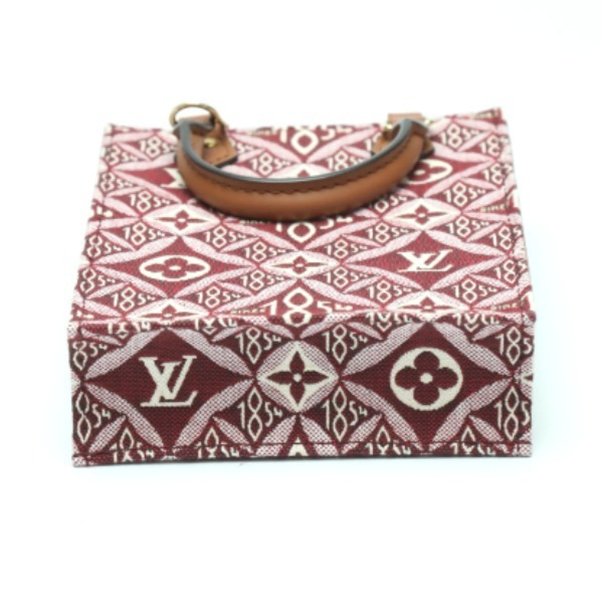 Louis Vuitton Red Color Leather Shoulder Bag (Pre-Owned)