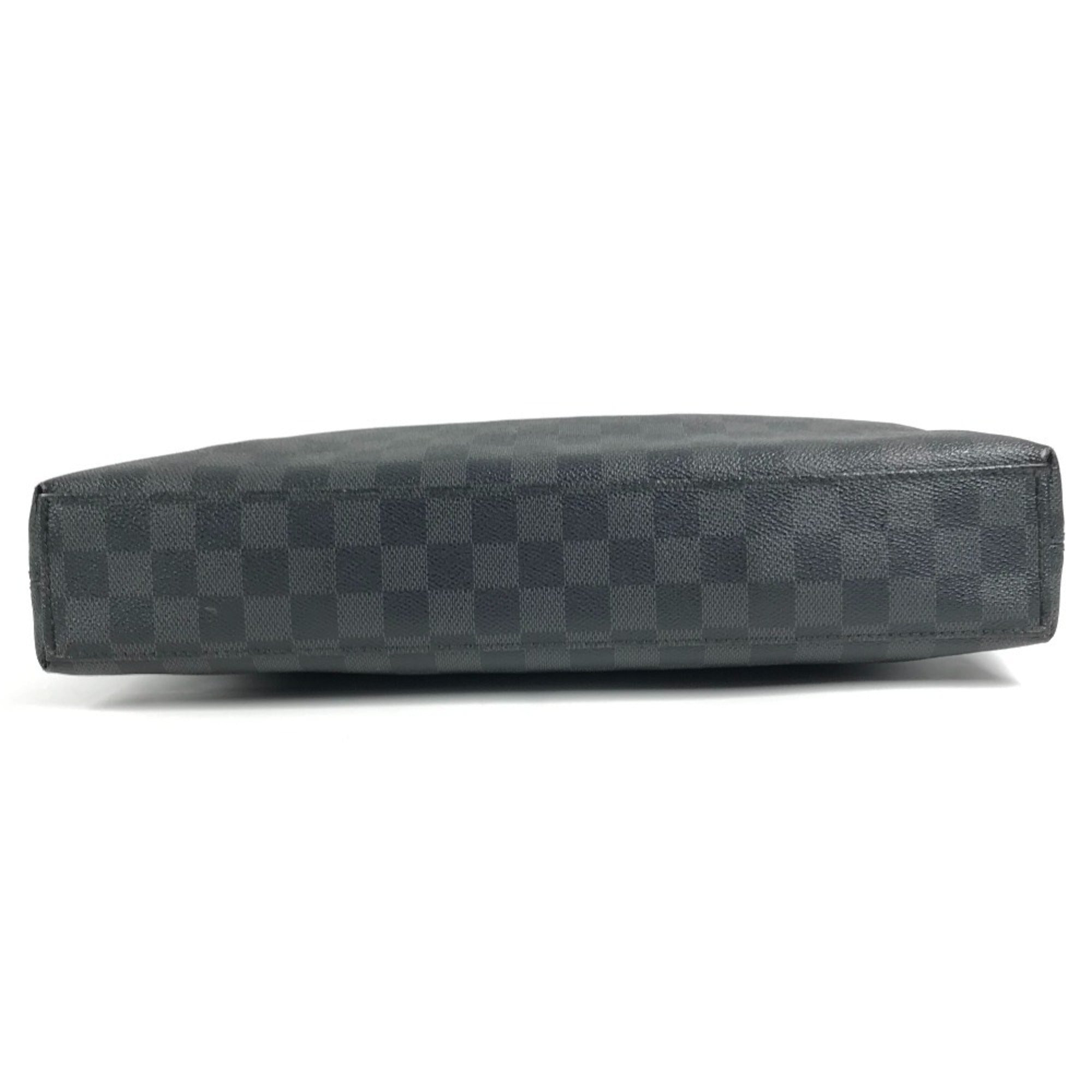 Louis Vuitton Black Damier Graphite Briefcase Handbag (Pre-Owned)
