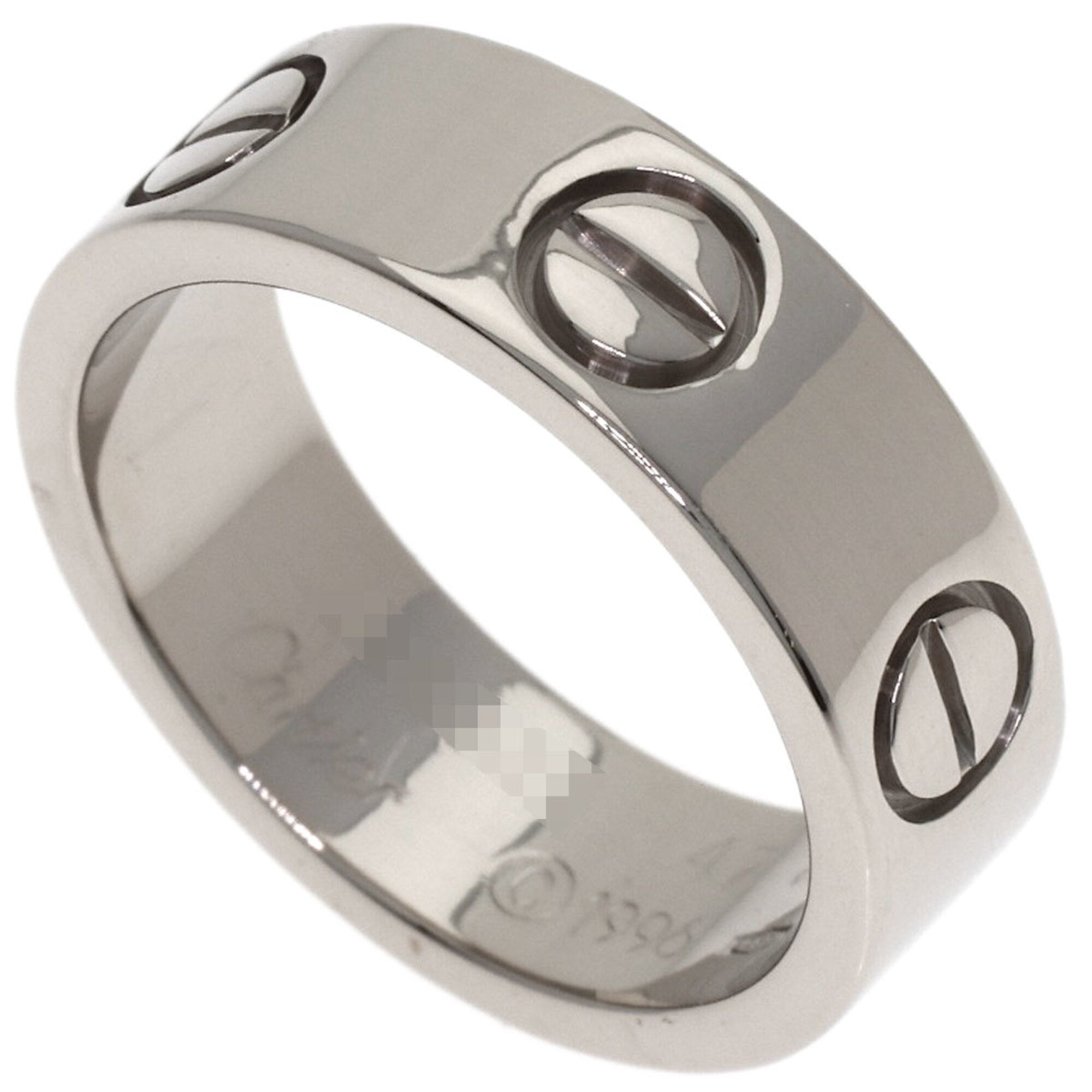 Cartier Love White Gold (18K) Band Ring (Pre-Owned)