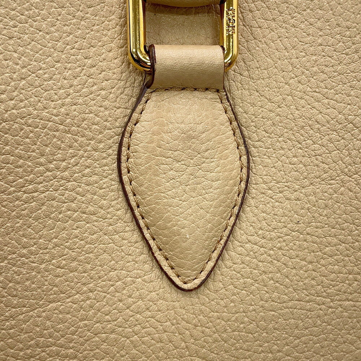 Mcm Visetos Beige Leather Handbag Tote Bag (Pre-Owned)