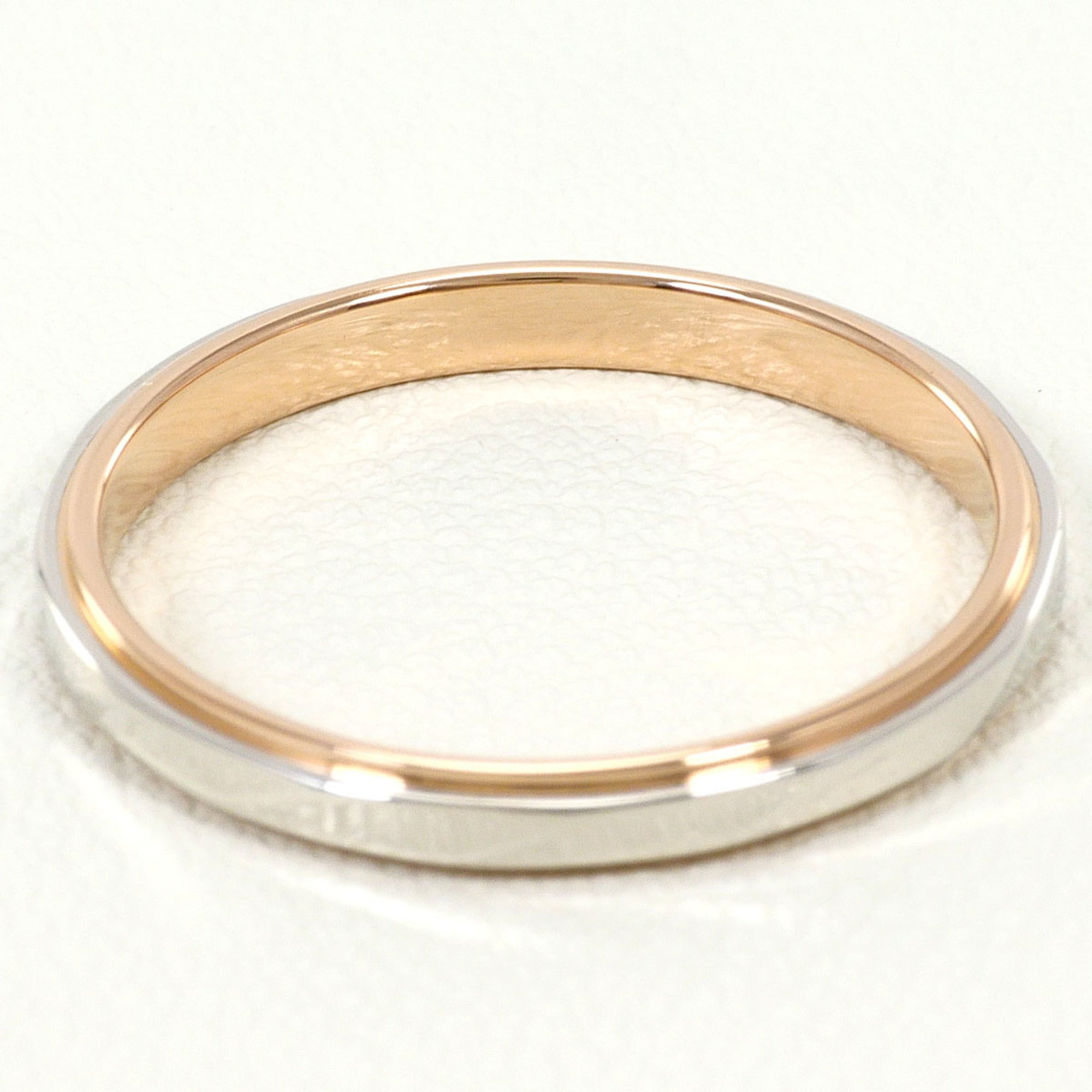 Unbranded Pink Gold Platinum Pink Gold (18K) Platinum 950 Band Ring (Pre-Owned)