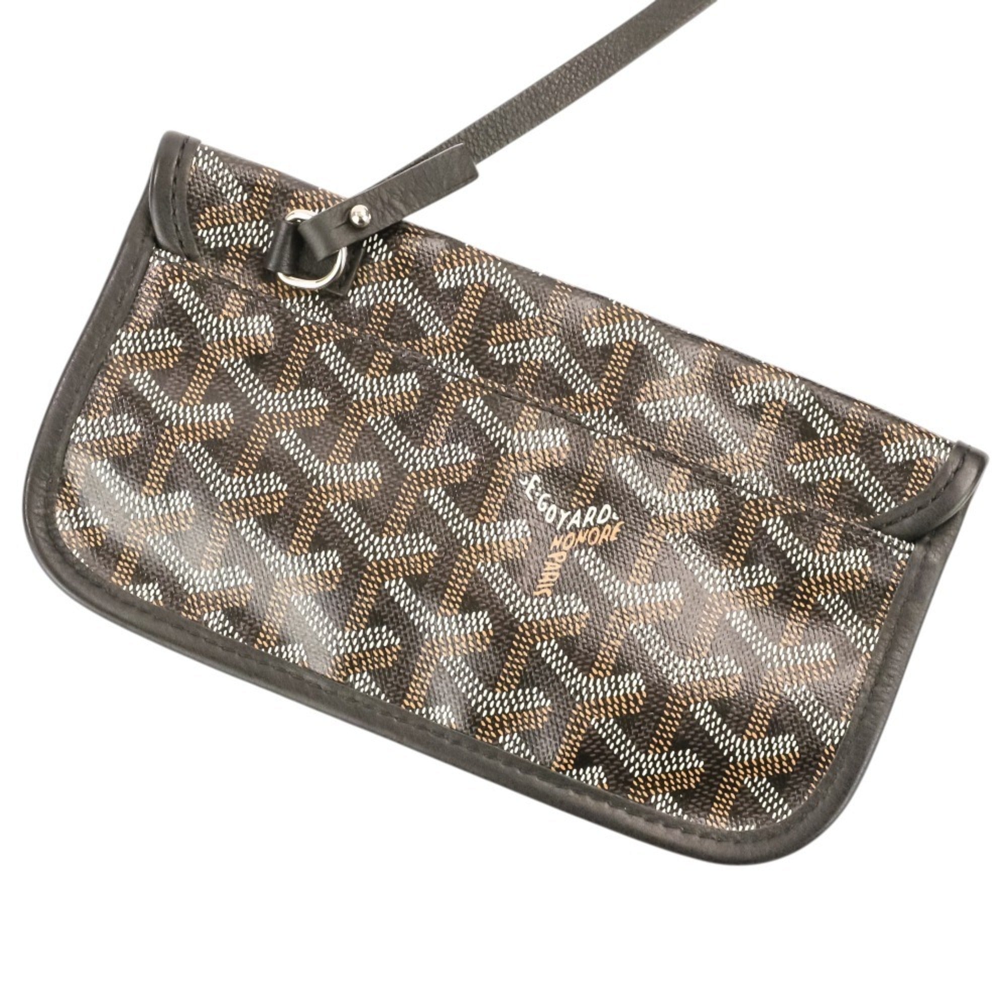 Goyard Black Brown Handbag Pouch Tote Bag (Pre-Owned)