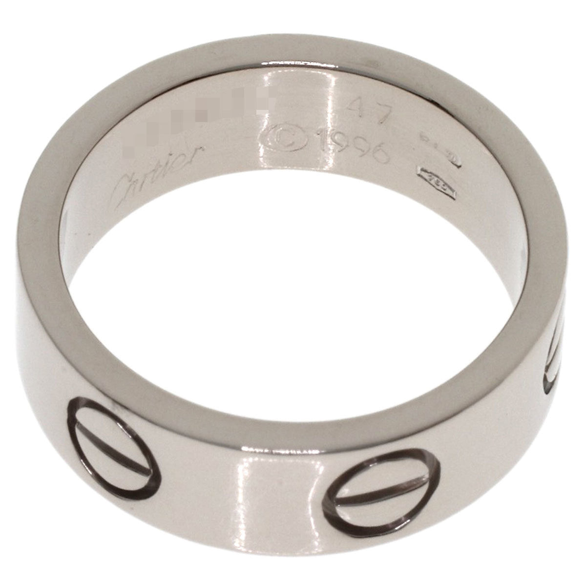 Cartier Love White Gold (18K) Band Ring (Pre-Owned)