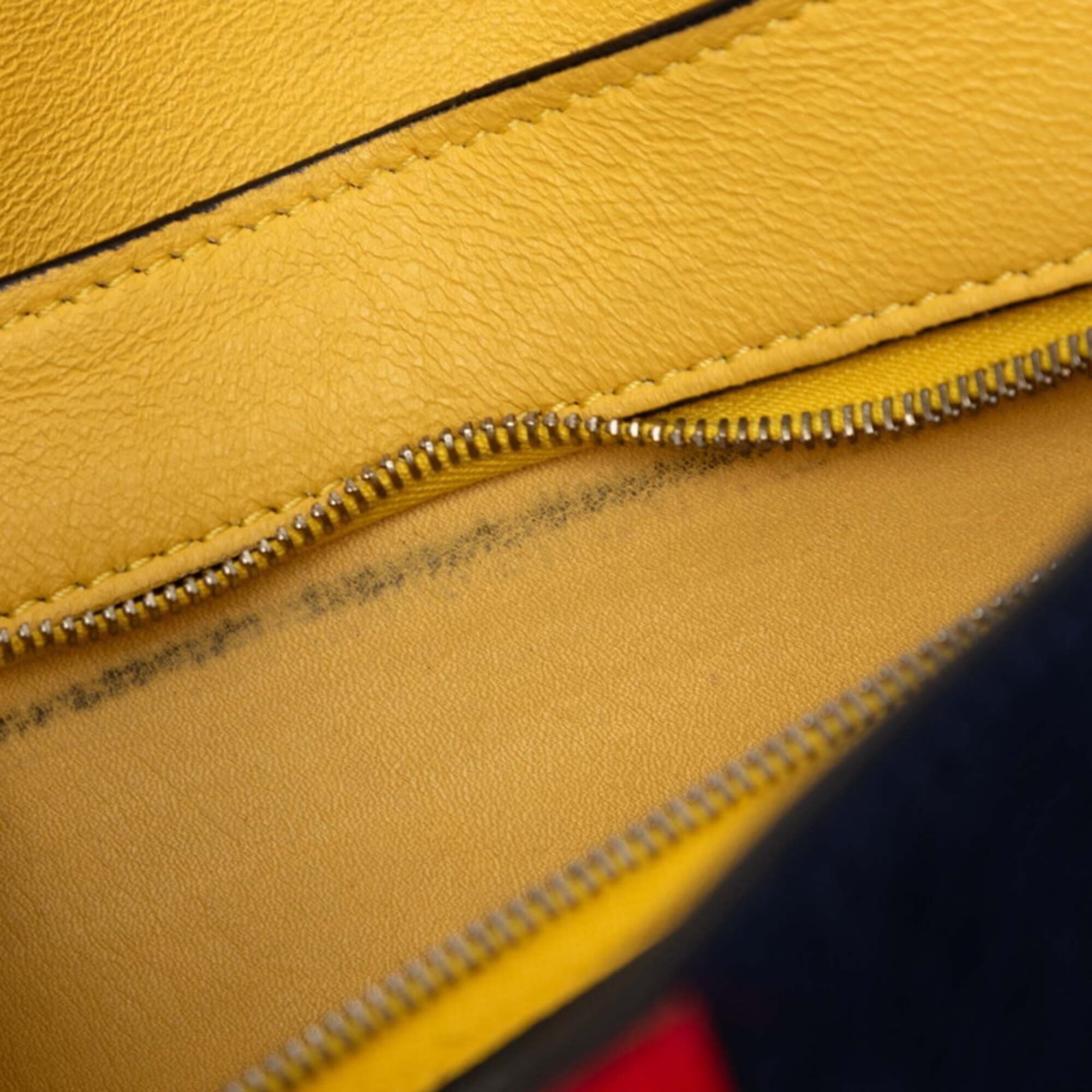 Celine Multi-Color Suede Leather Shoulder Bag (Pre-Owned)