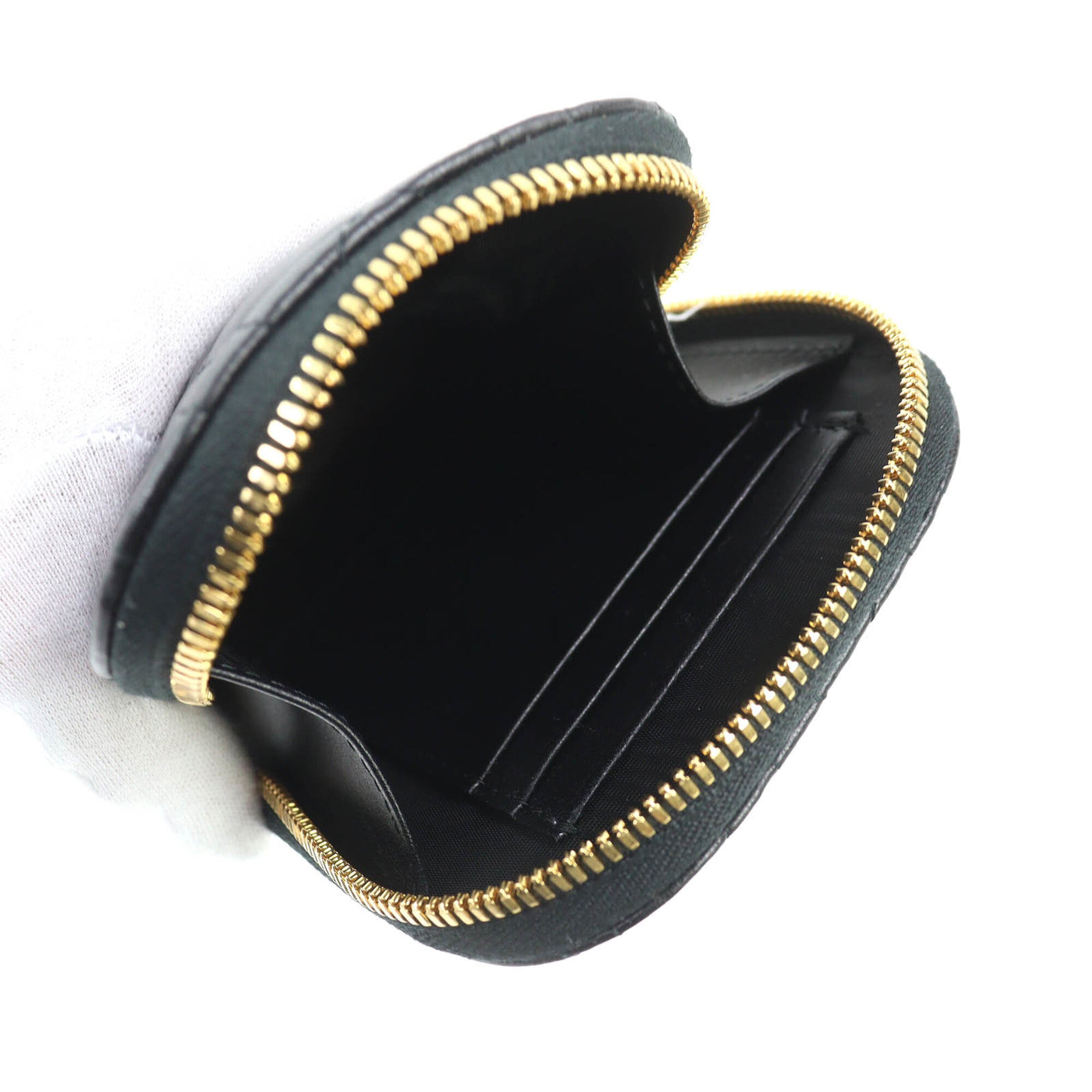 Christian Dior Black Leather Pouch (Pre-Owned)