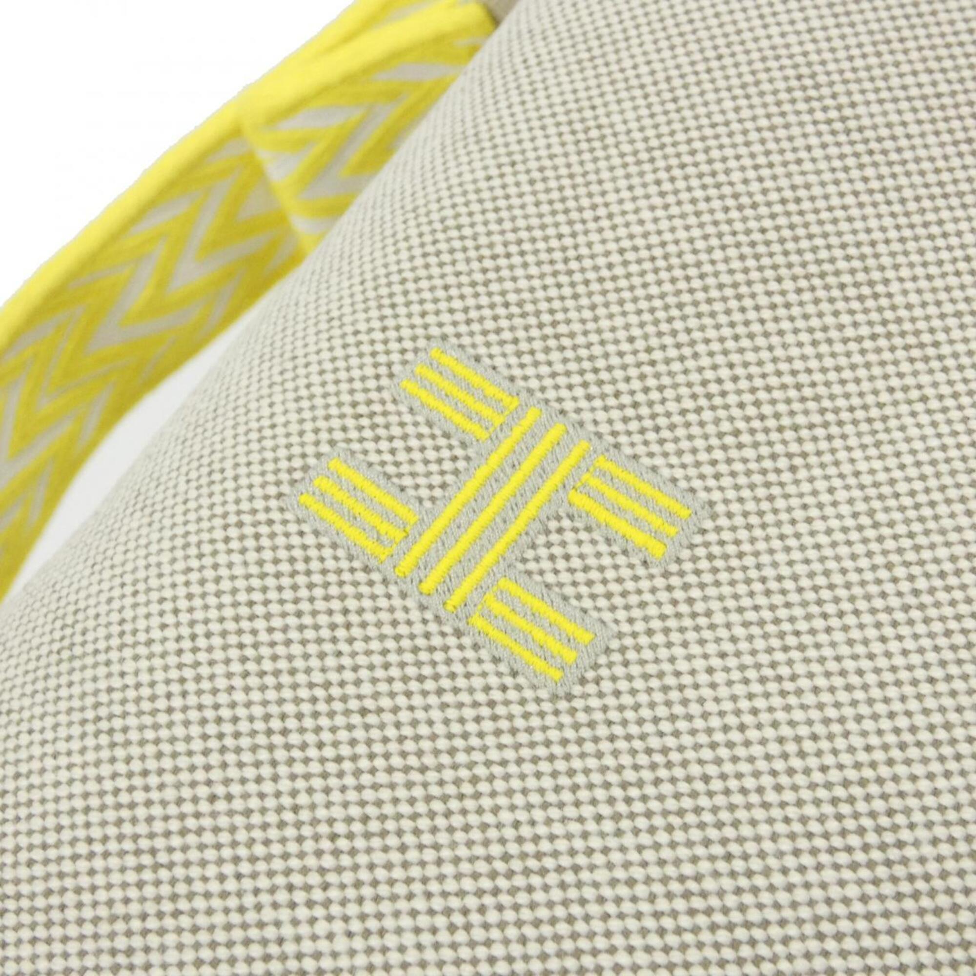 Hermes Beige Canvas Handbag Pouch (Pre-Owned)