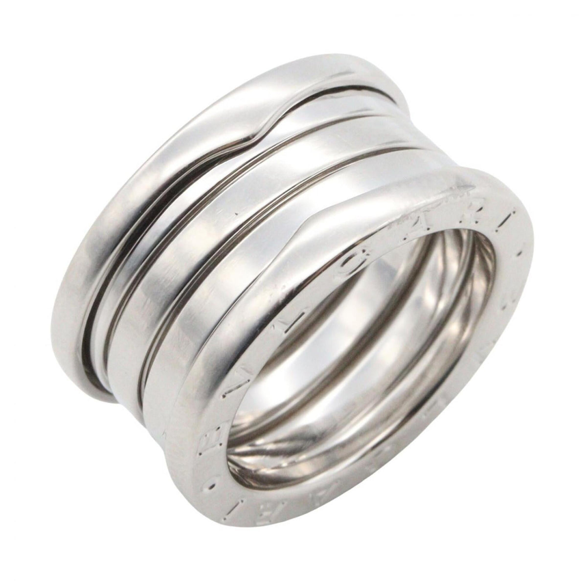 Bvlgari White Gold White Gold (18K) Band Ring (Pre-Owned)