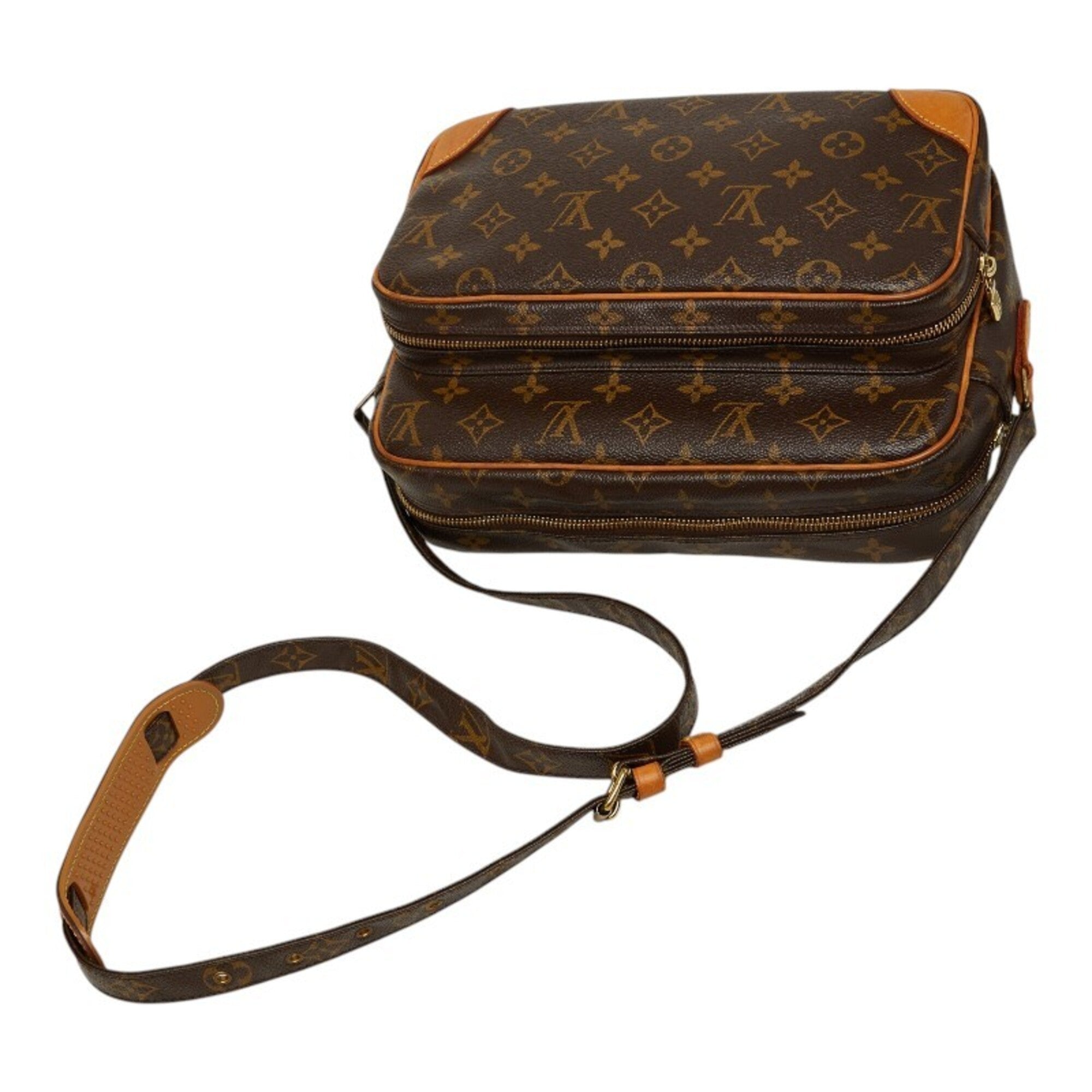 Louis Vuitton Brown Pvc Leather Shoulder Bag (Pre-Owned)