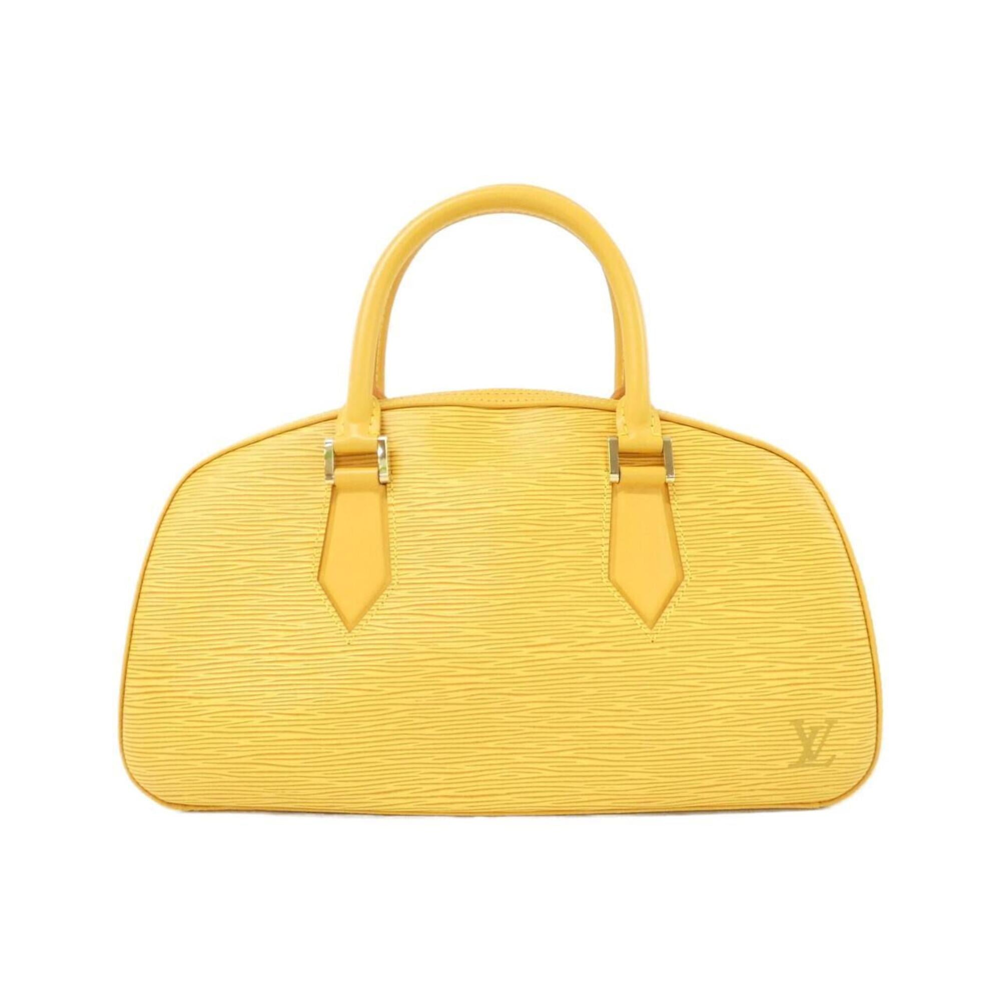 Louis Vuitton Yellow Leather Handbag (Pre-Owned)
