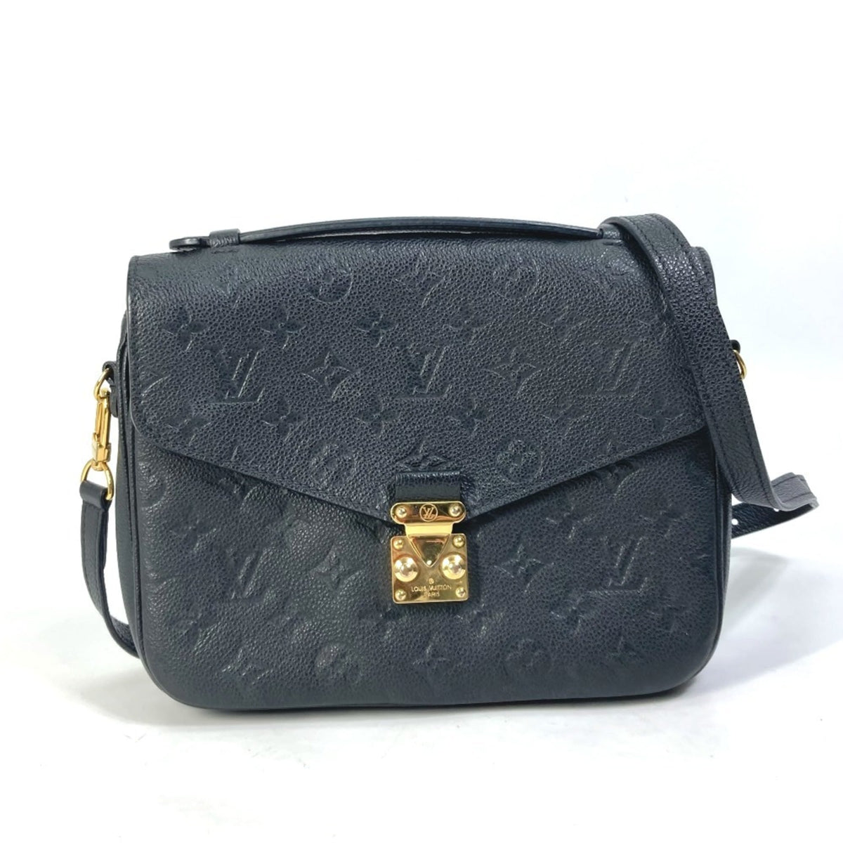 Louis Vuitton Monogram Empreinte Black Noir Monogram Empreinte Handbag Shoulder Bag (Pre-Owned)