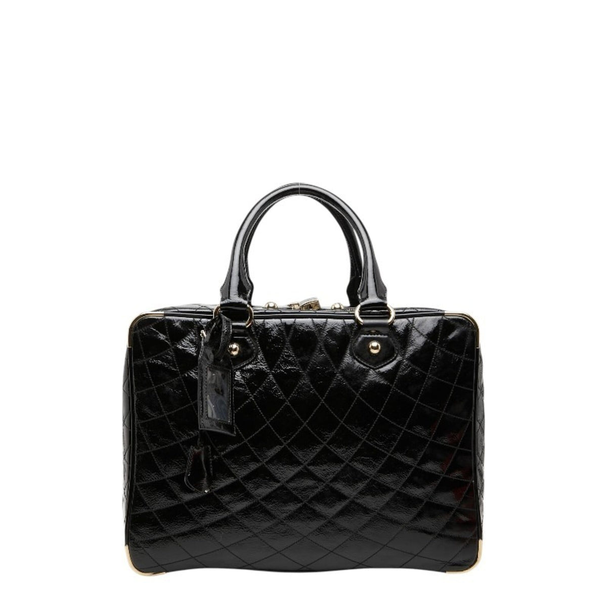 Bally Black Boston Bag Handbag (Pre-Owned)